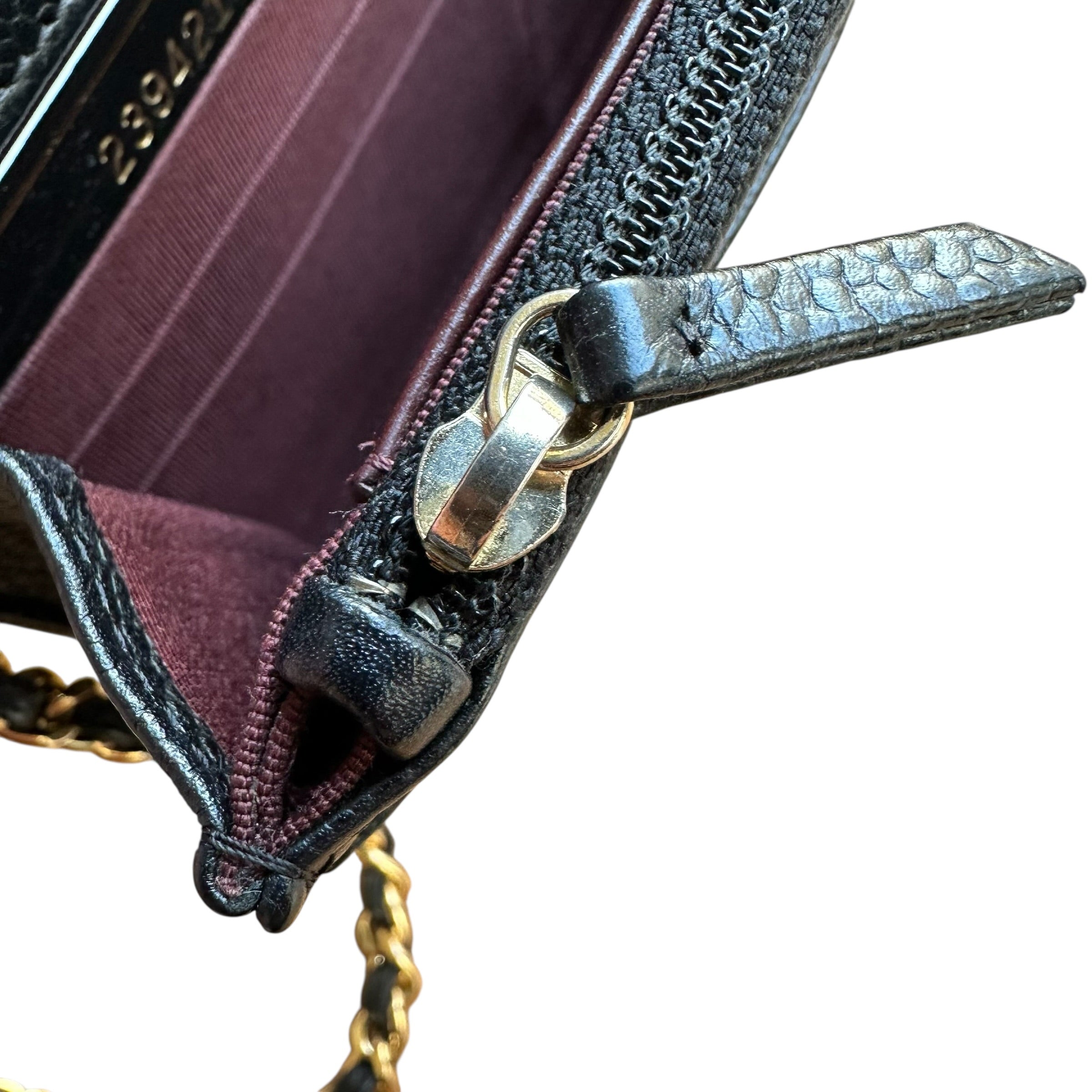 Chanel portafoglio con catena classico