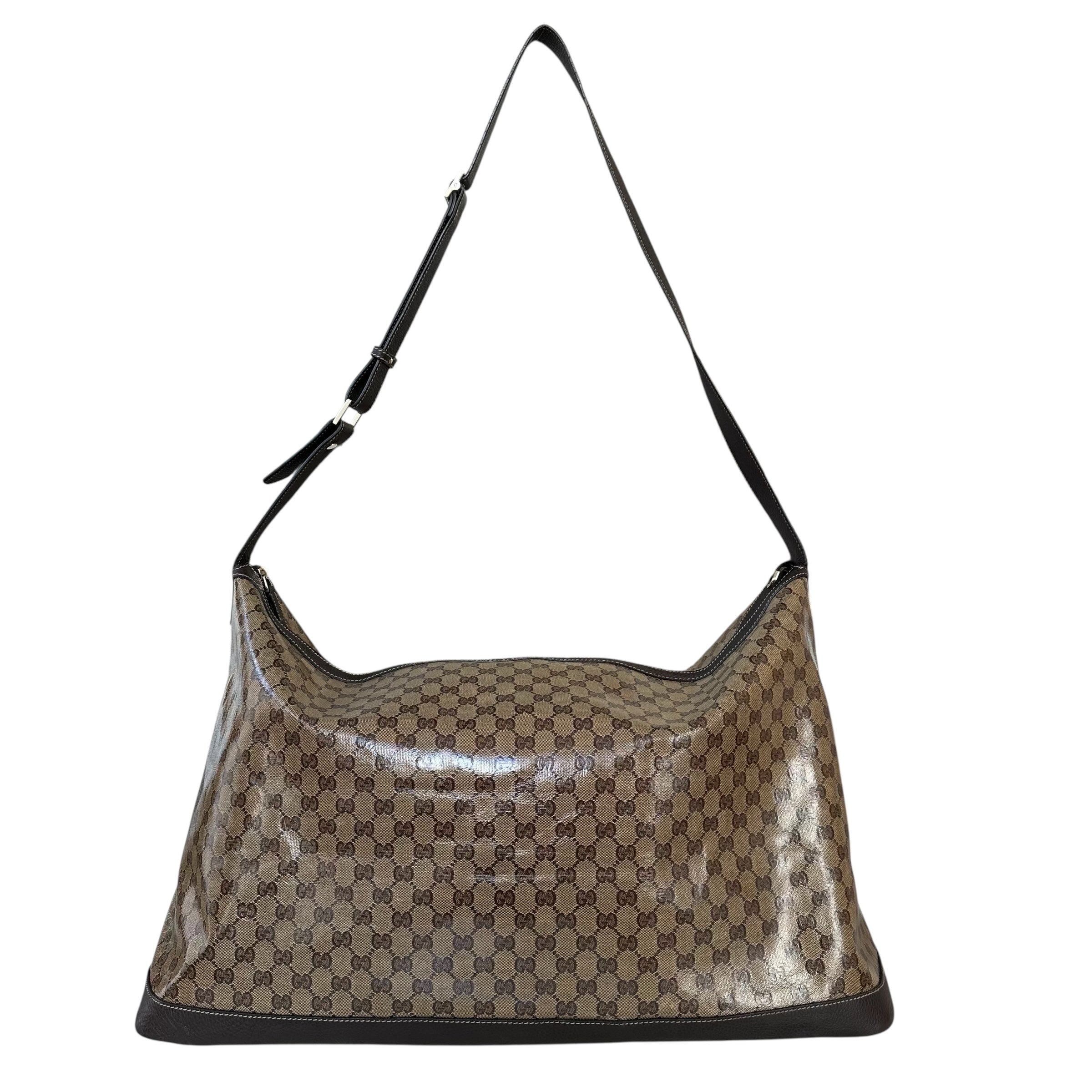 Gucci borsa viaggio in tela GG Crystal