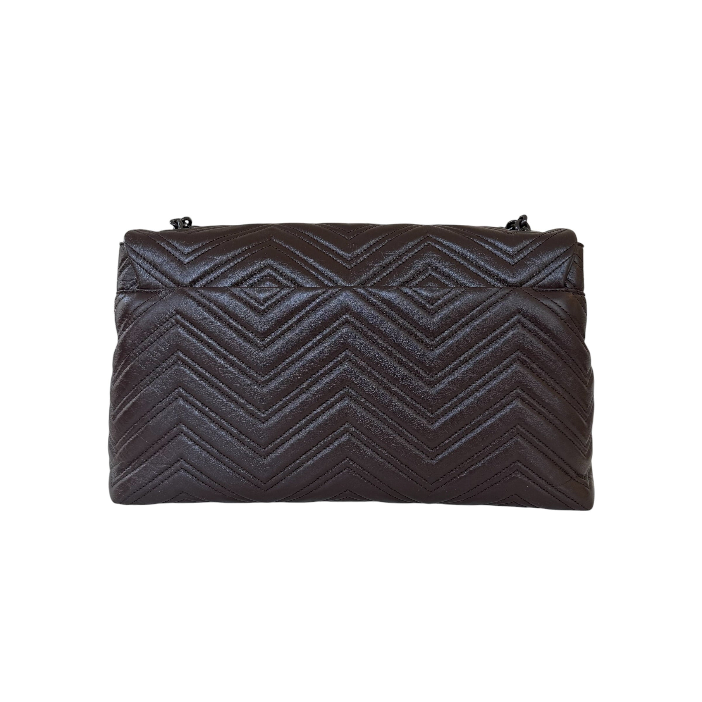 Gucci borsa a spalla GG Marmont misura grande