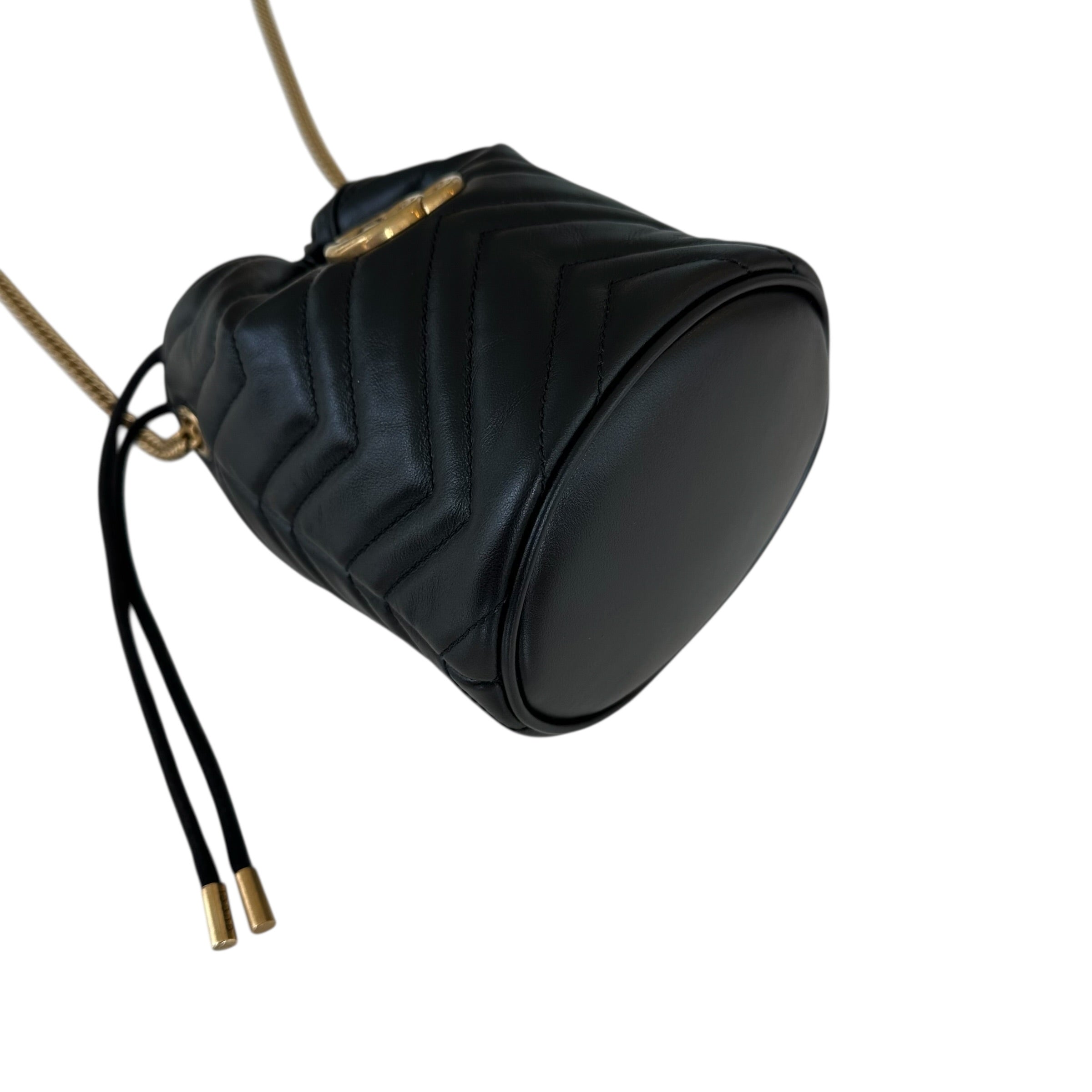 Gucci mini borsa a secchiello GG Marmont