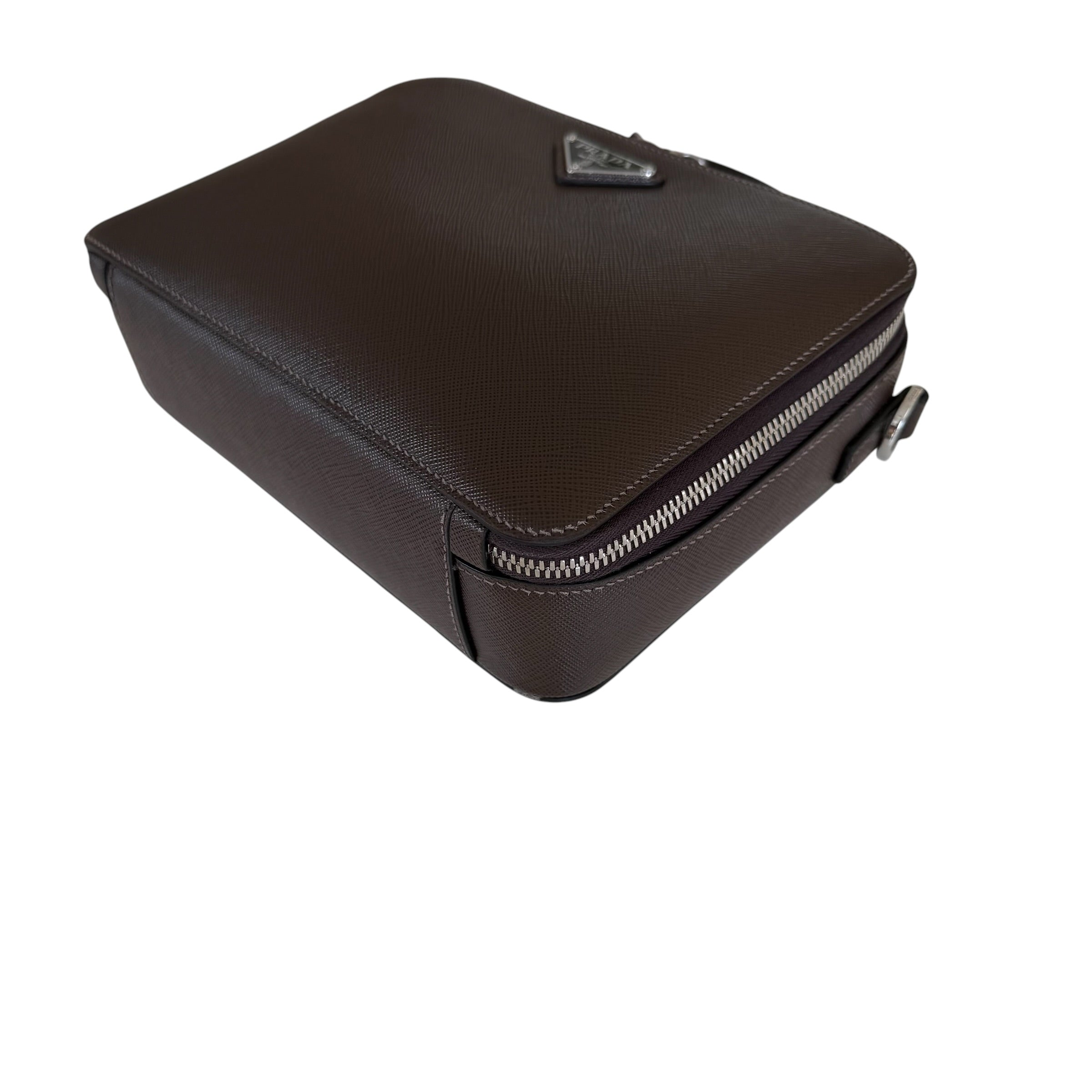 Prada borsa Brique media in pelle Saffiano