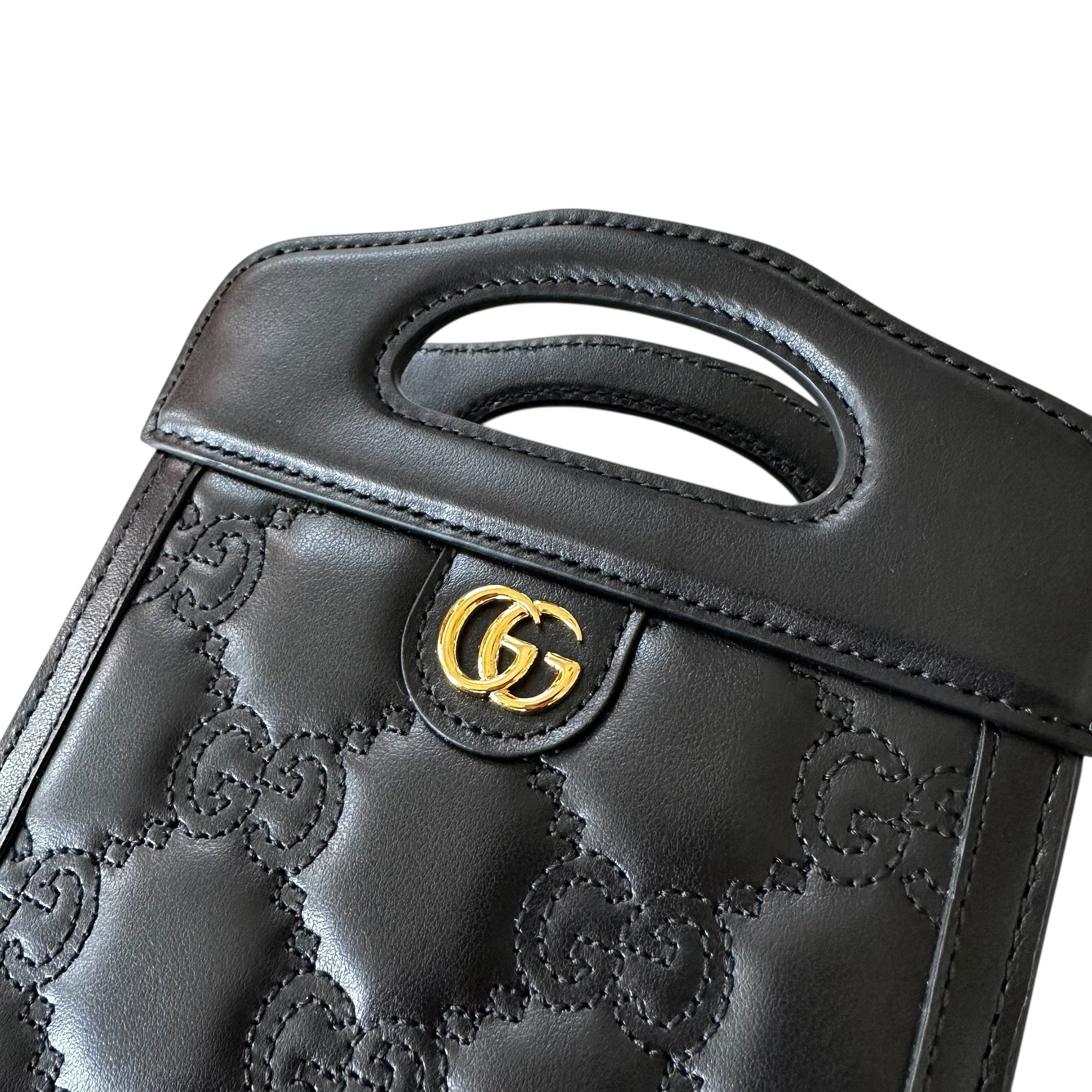 Gucci mini borsa in pelle matelassé