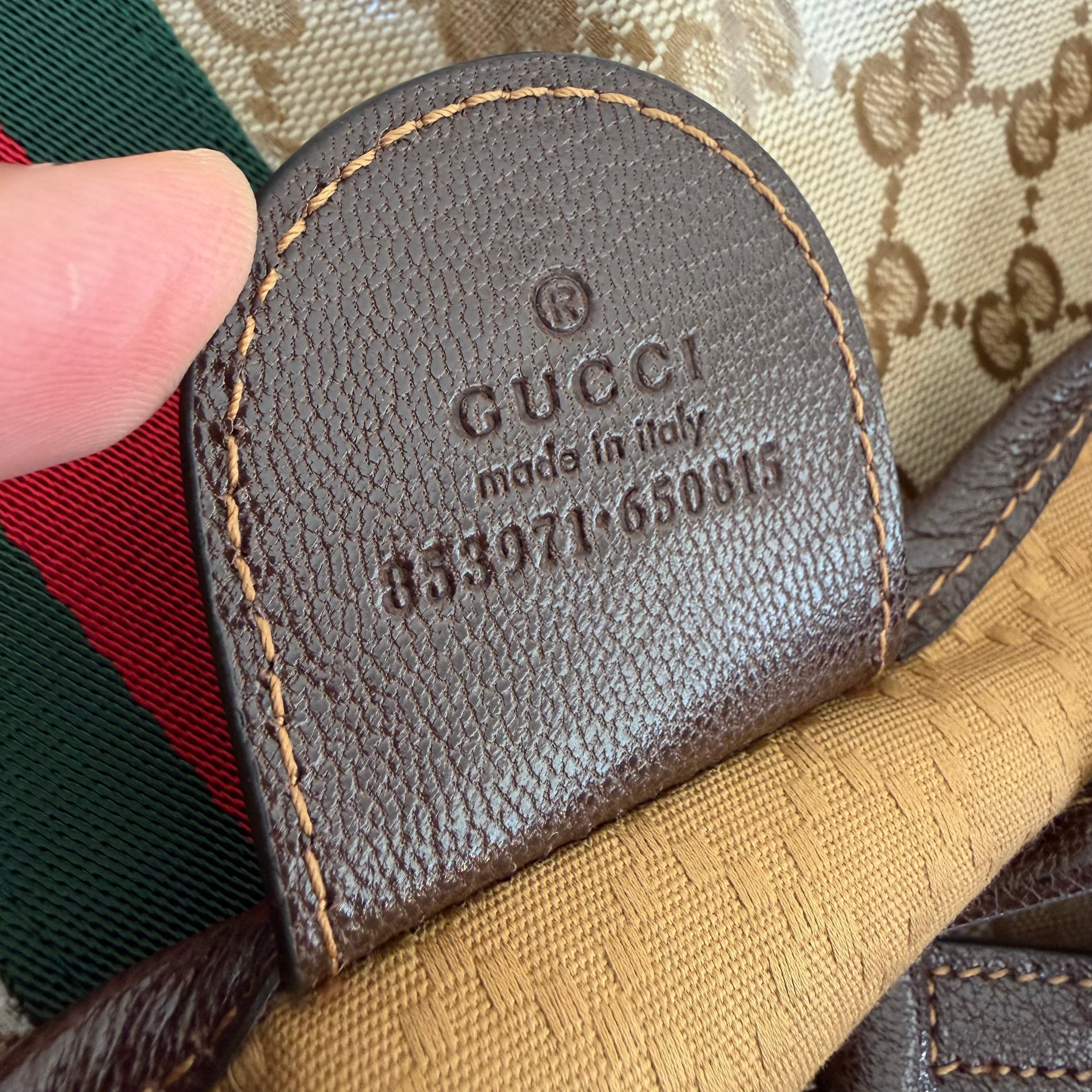 Gucci borsa shopping Giglio grande