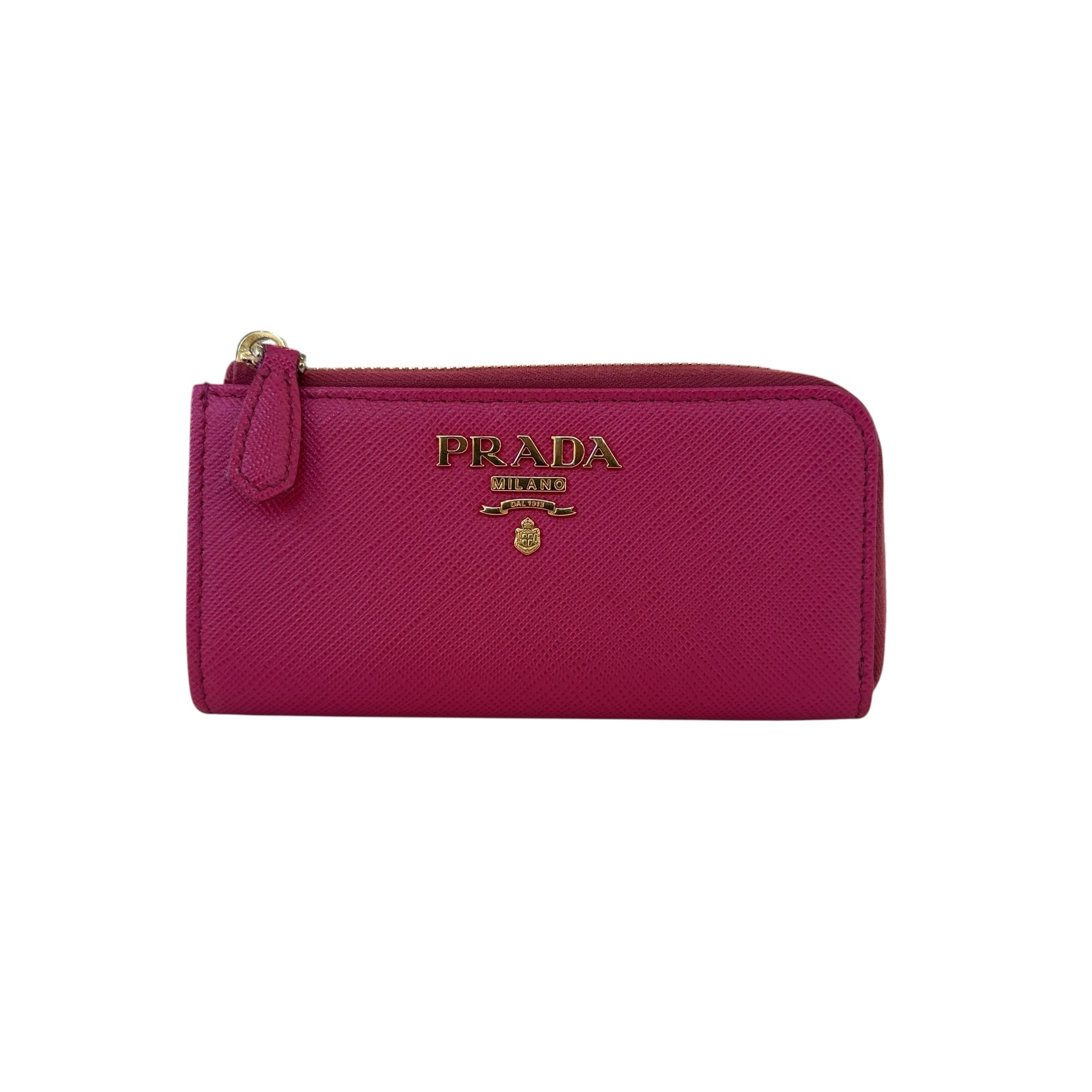 Prada portachiavi in pelle Saffiano