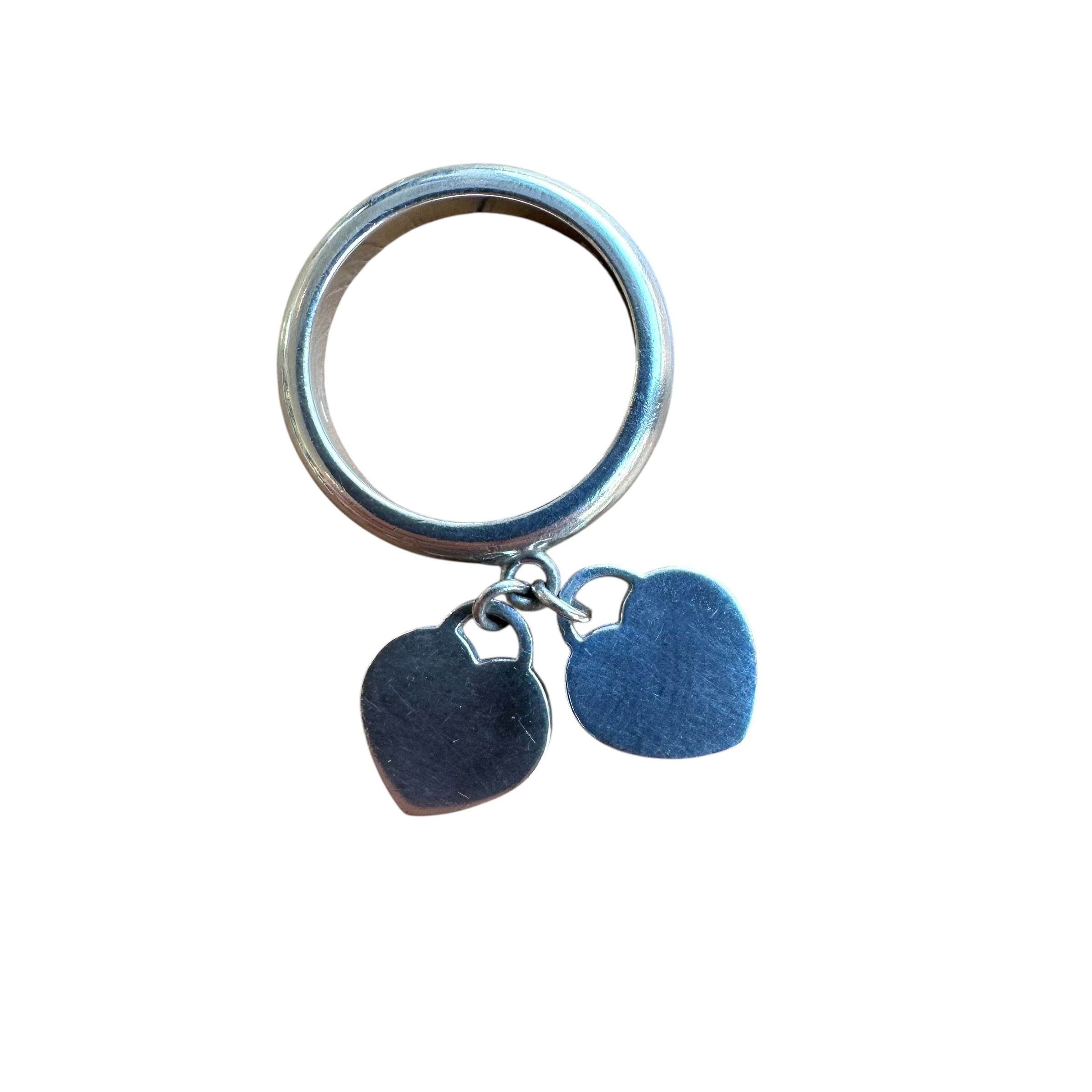 Tiffany & Co Anello Double Heart tag