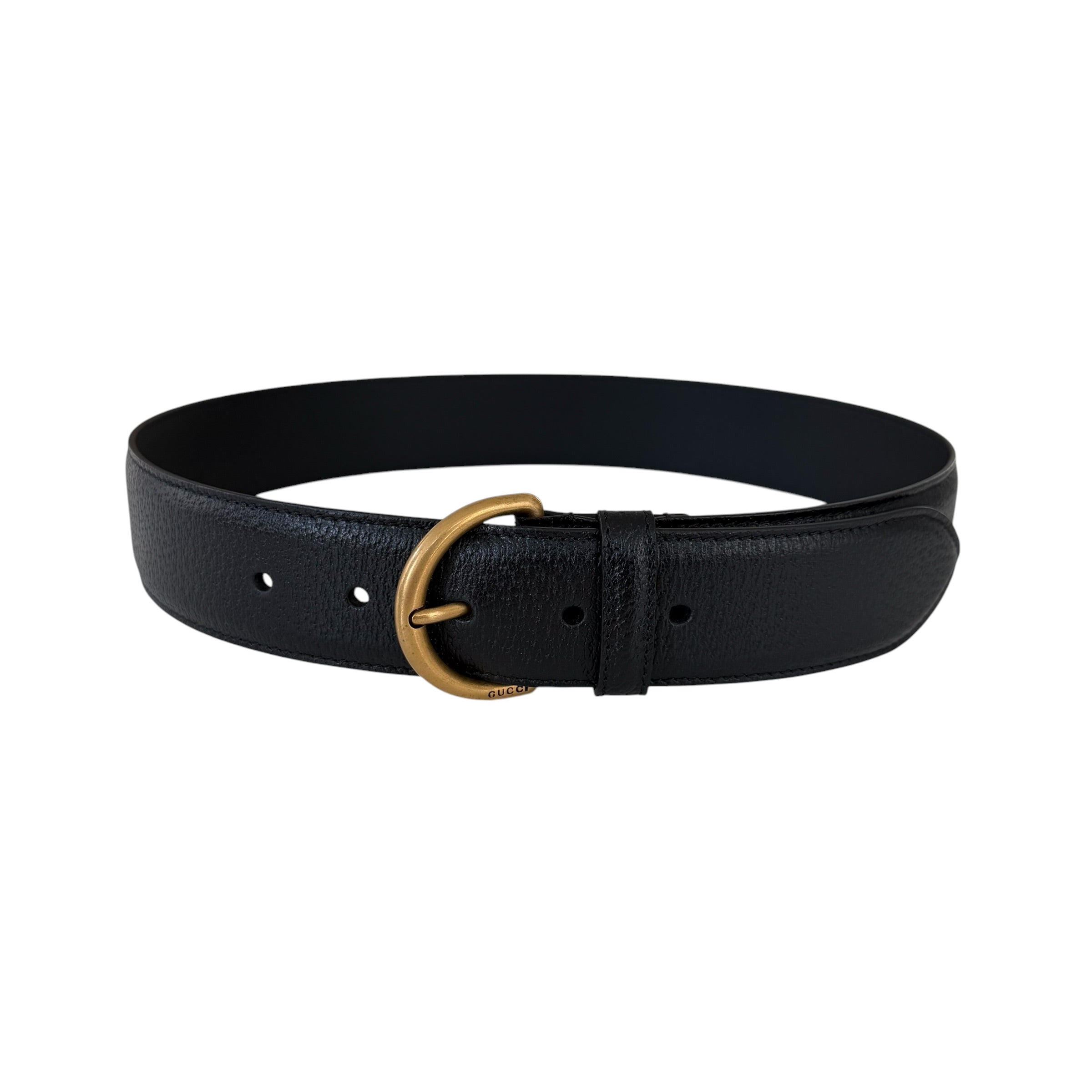 Gucci cintura in pelle martellata
