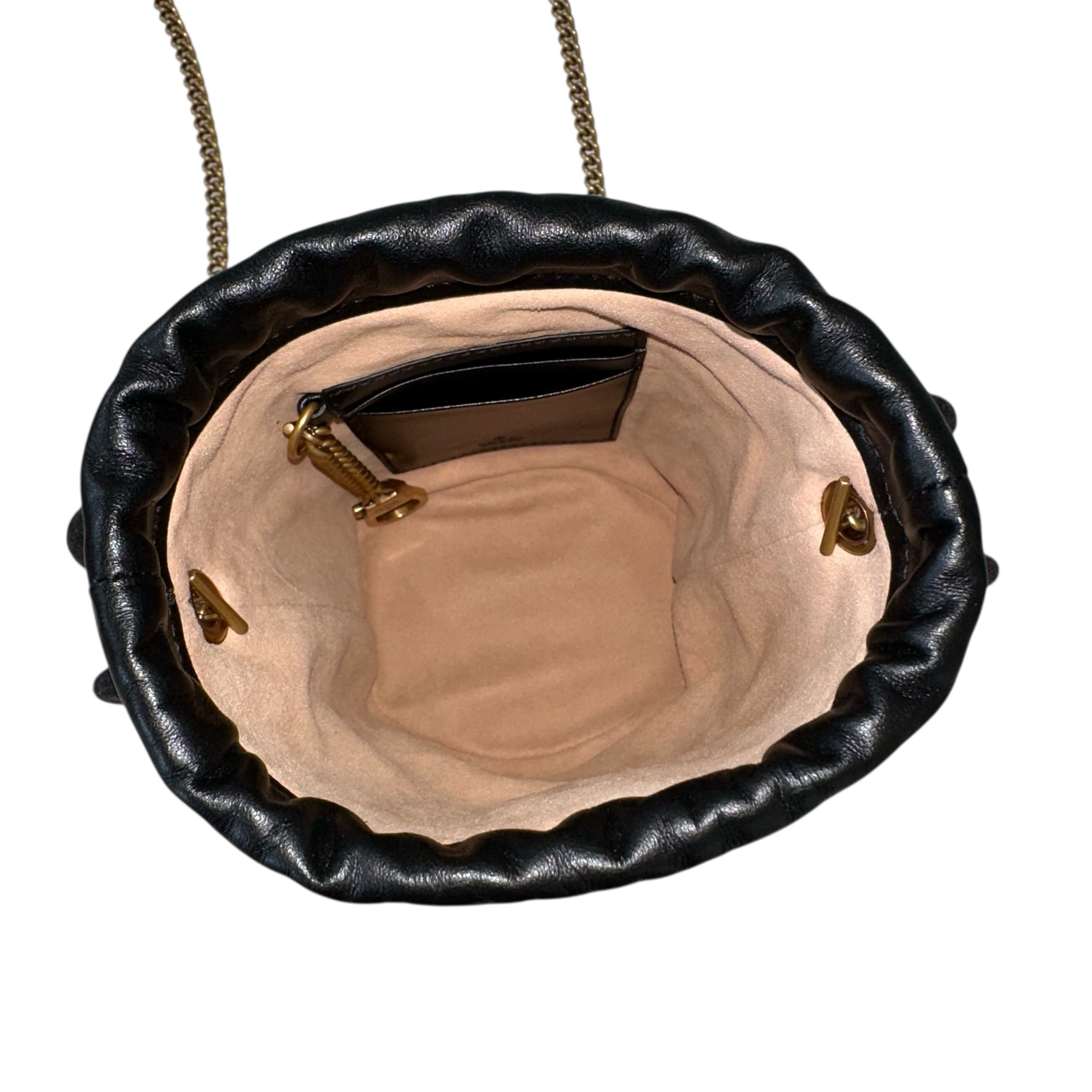 Gucci mini borsa a secchiello GG Marmont