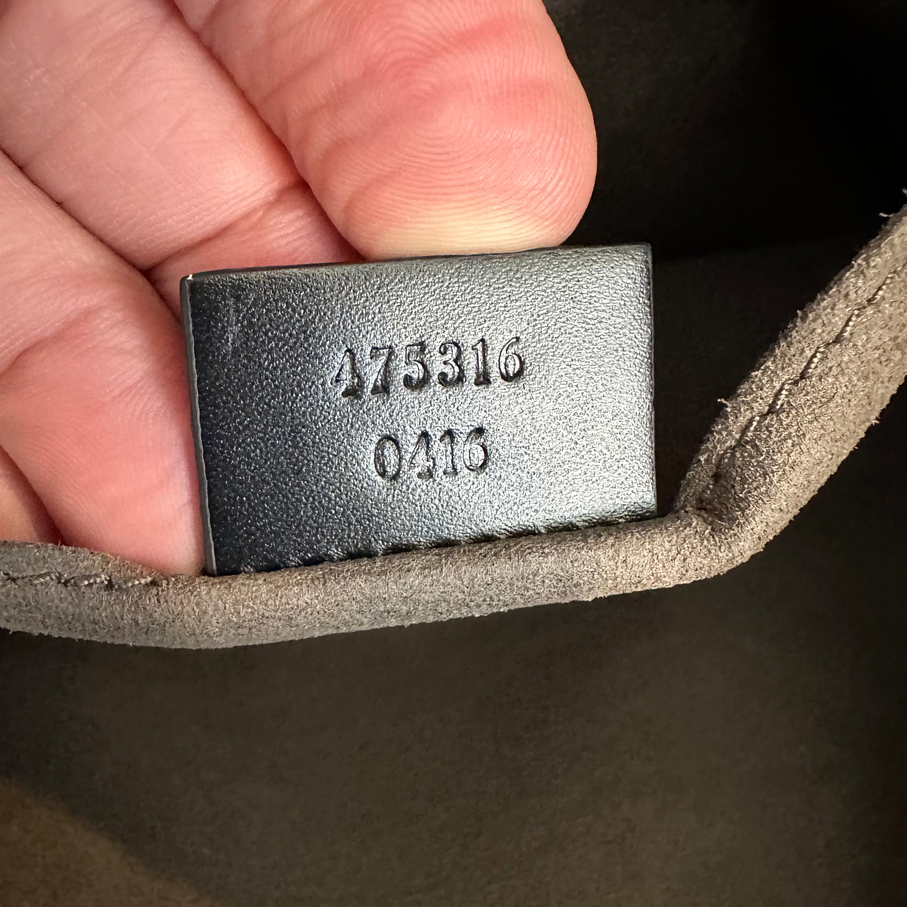 Gucci Pouch in pelle GG