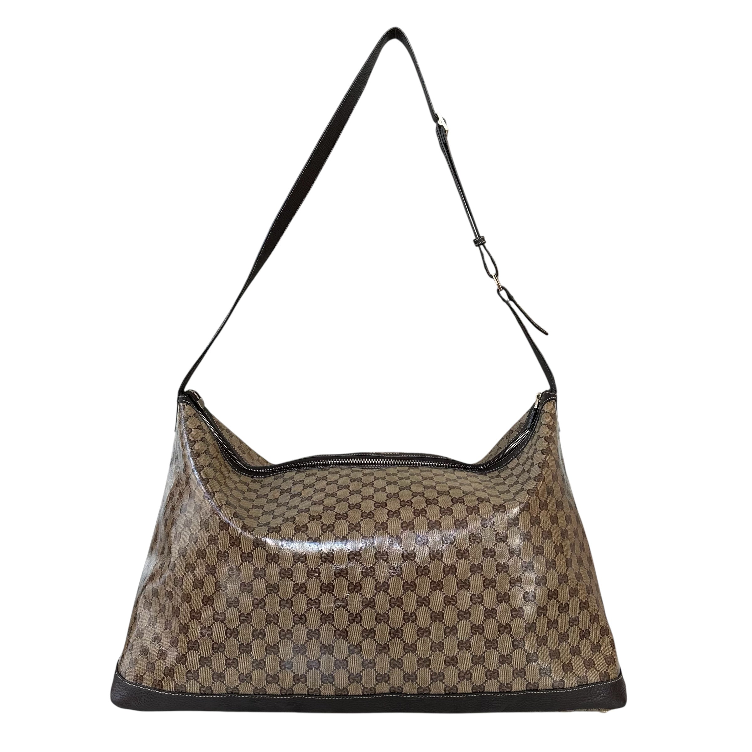 Gucci borsa viaggio in tela GG Crystal