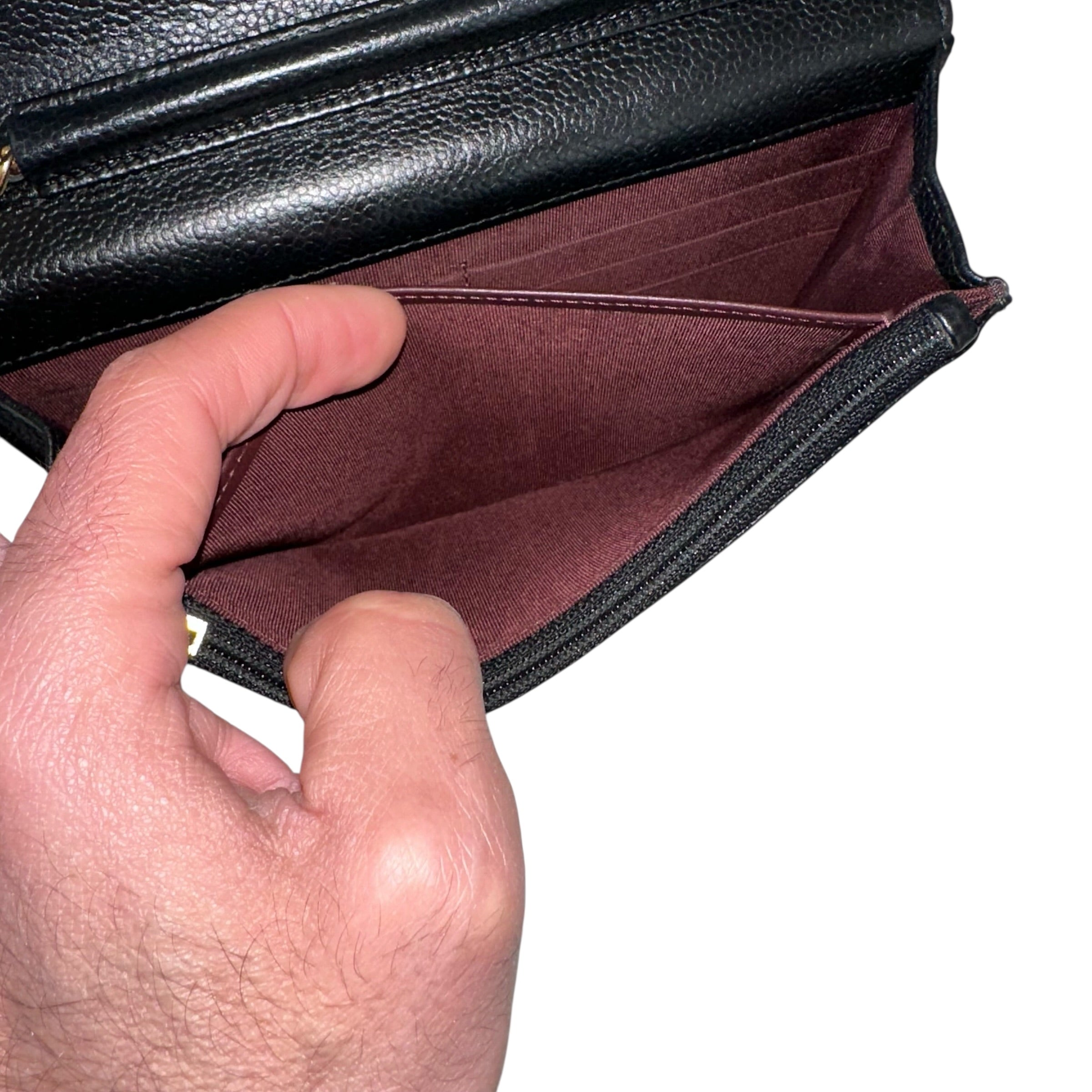 Chanel portafoglio con catena classico