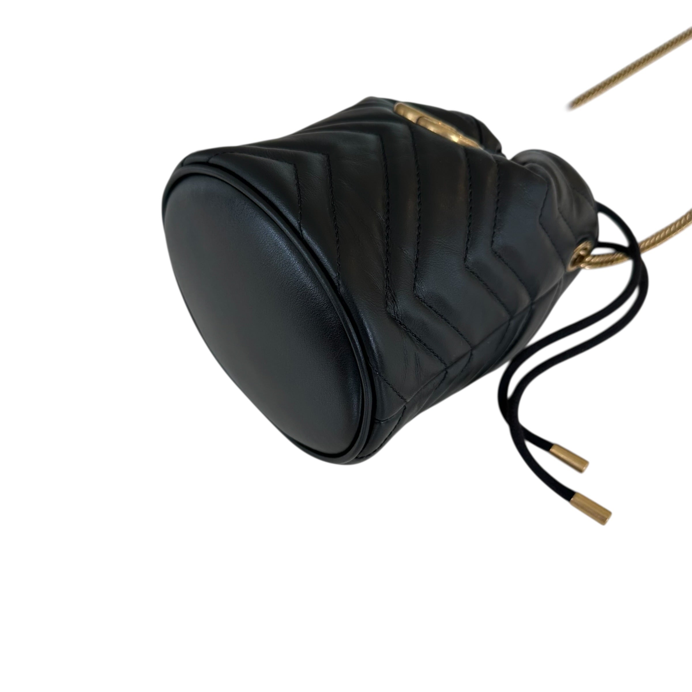 Gucci mini borsa a secchiello GG Marmont