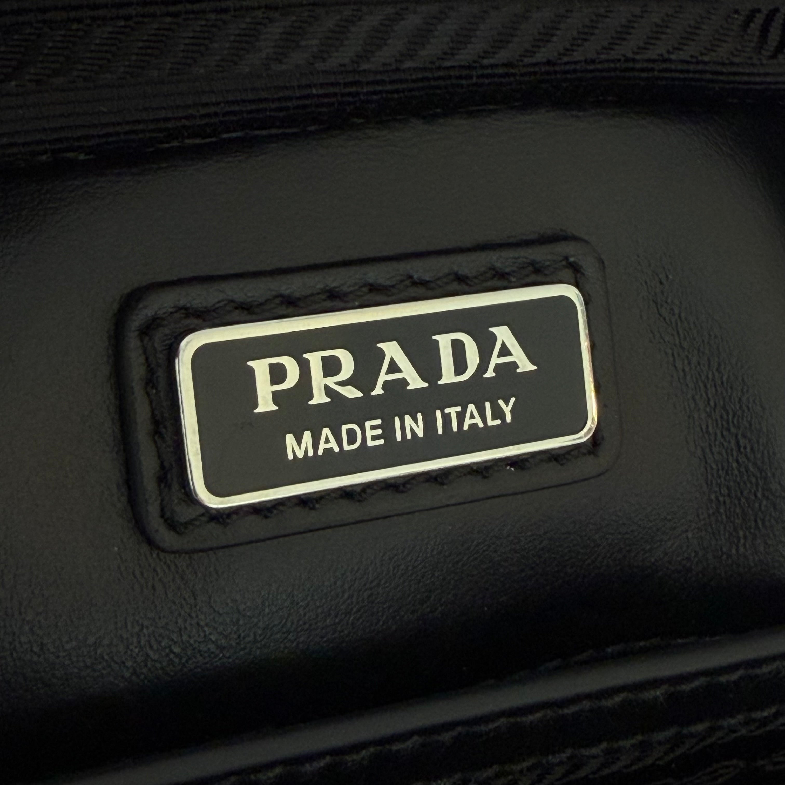 Prada borsa Brique media in pelle Saffiano