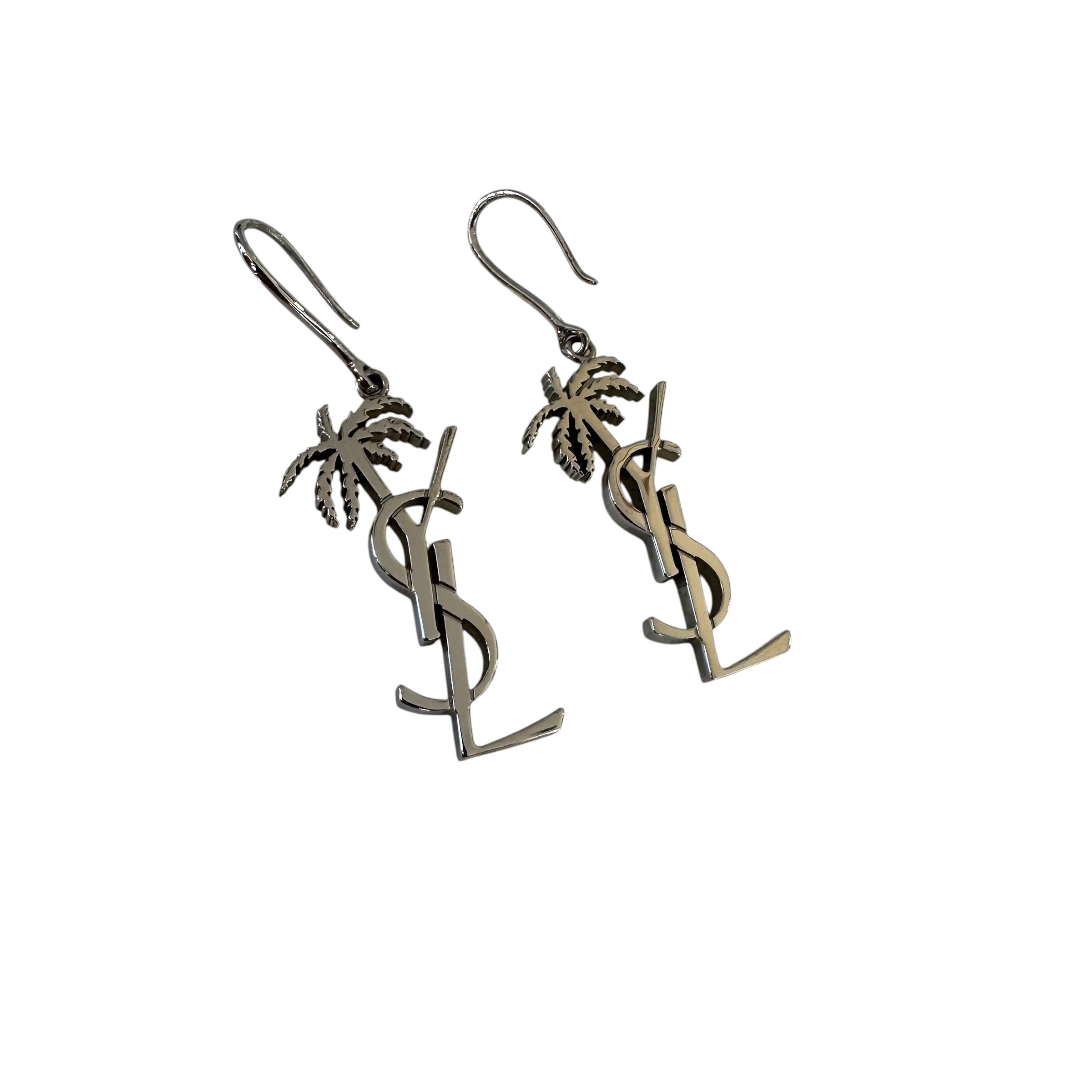 Saint Laurent orecchini Monogram Palmier