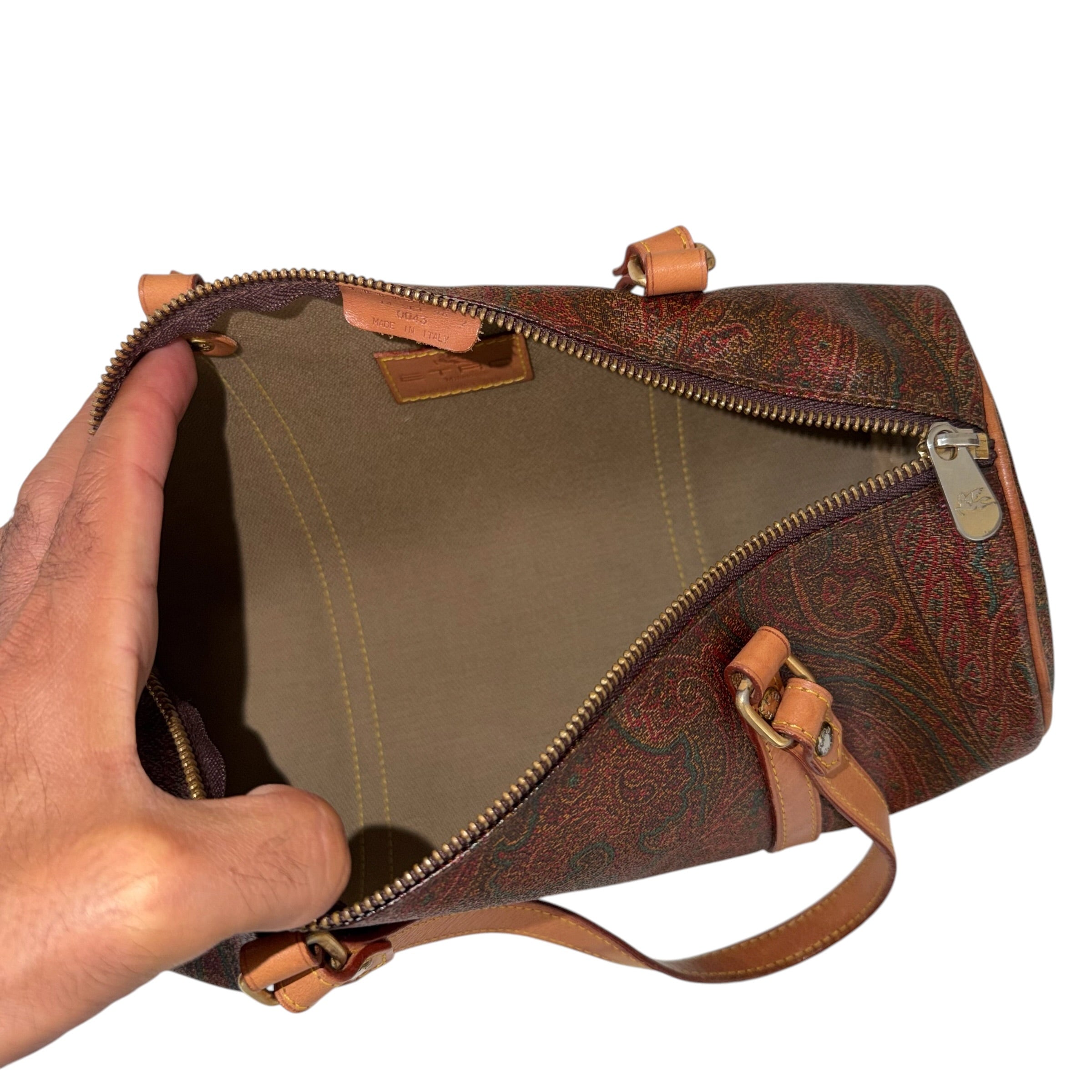 Etro borsa cilindrica vintage