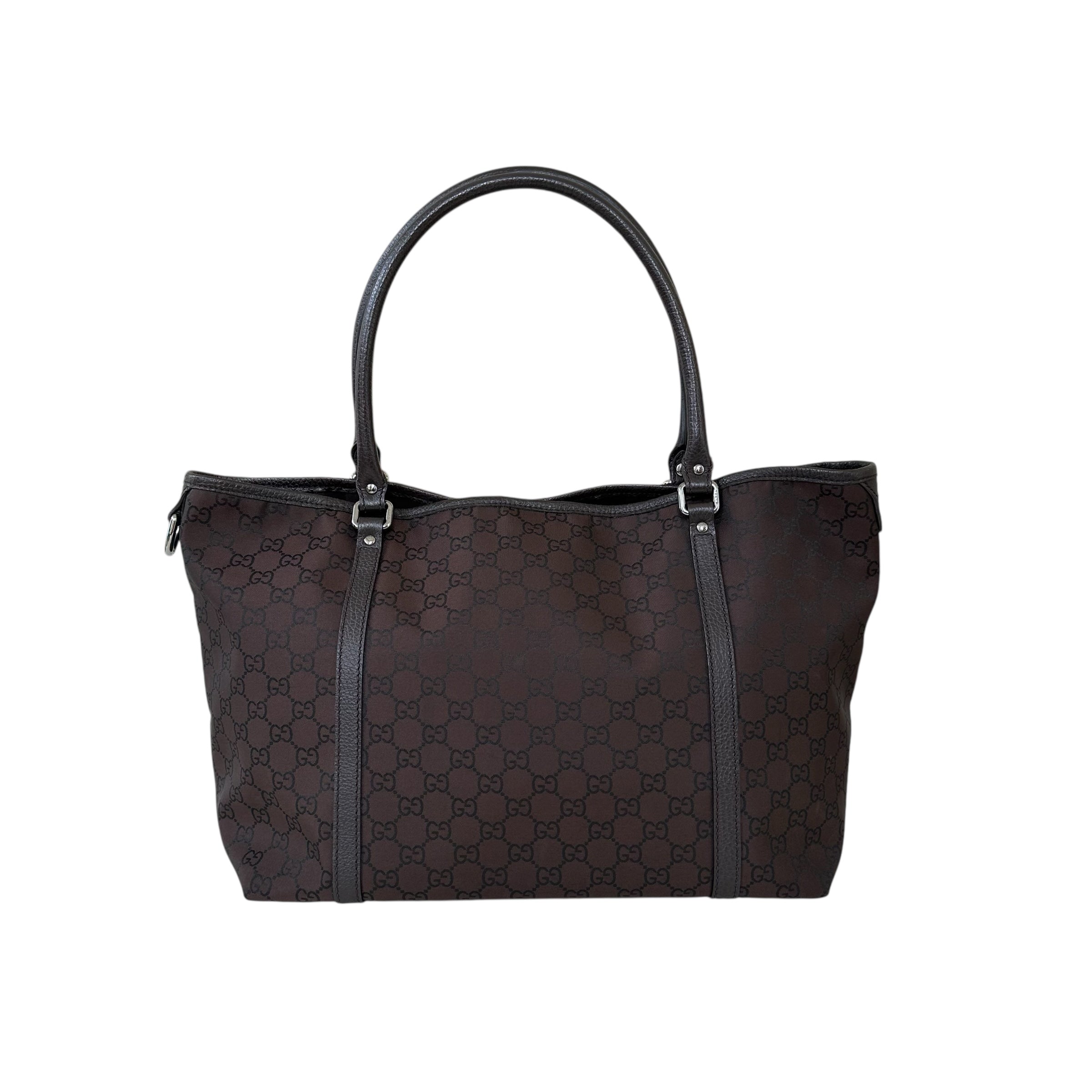 Gucci borsa shopping in nylon GG