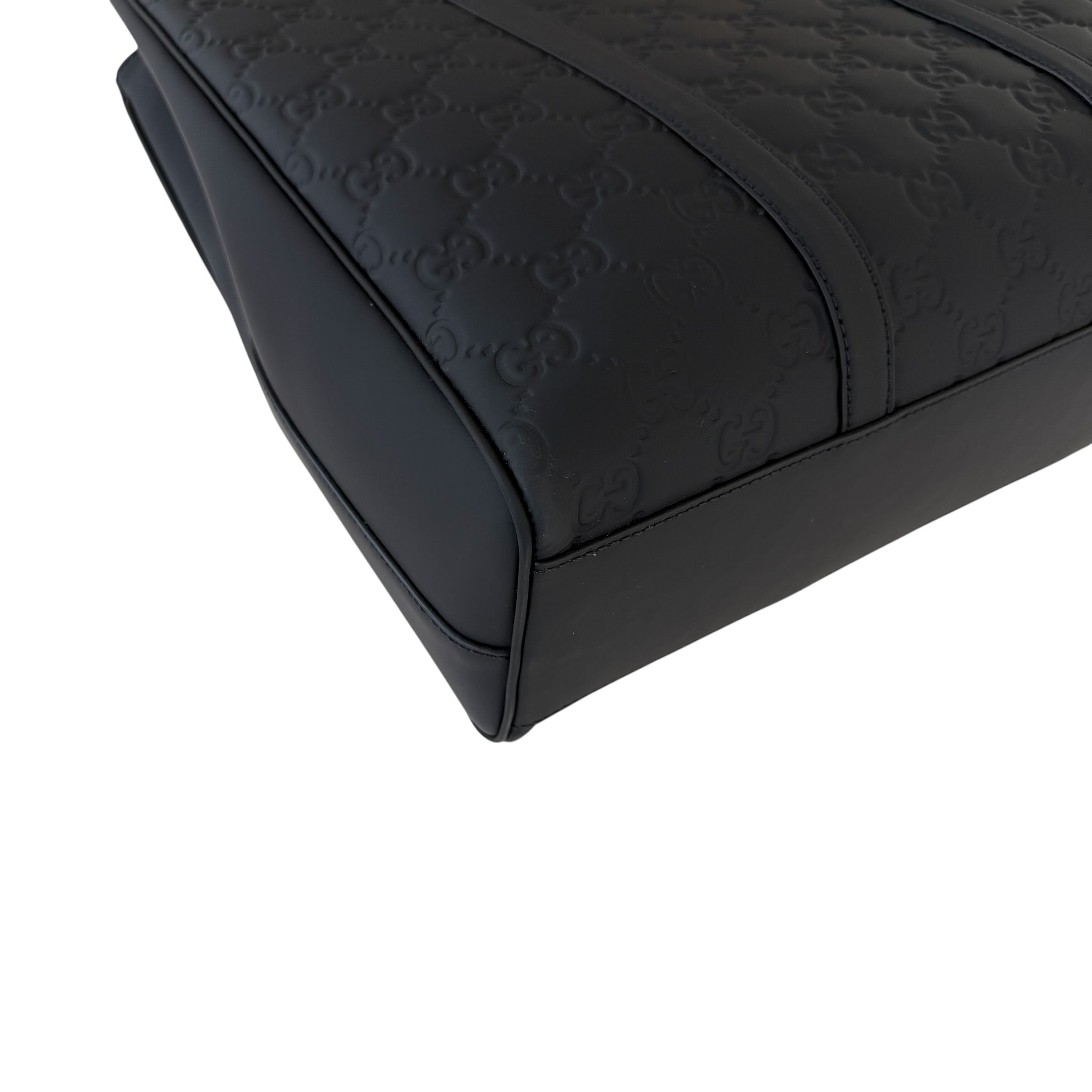 Gucci borsa shopping in pelle GG