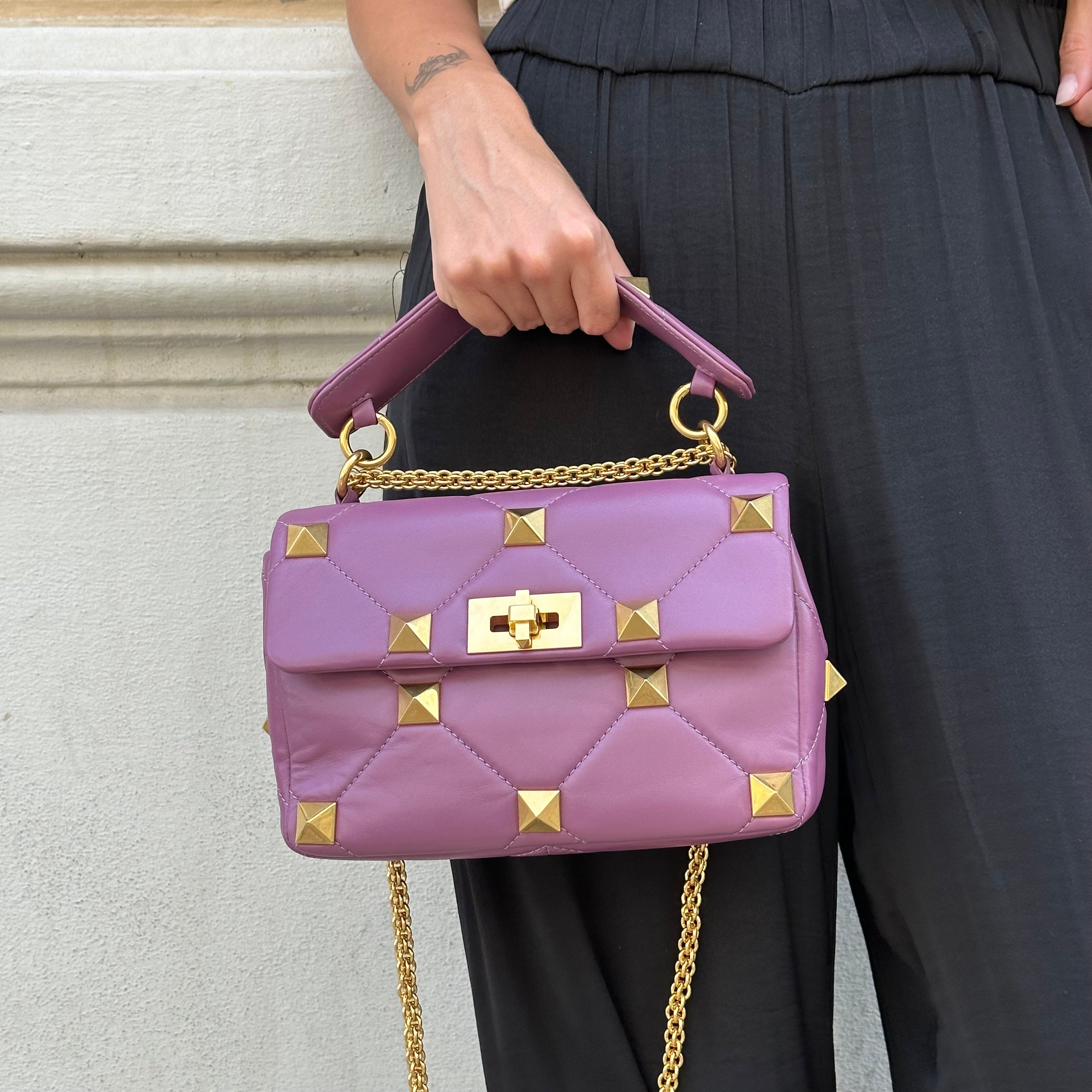 Valentino Garavani borsa media Roman Stud