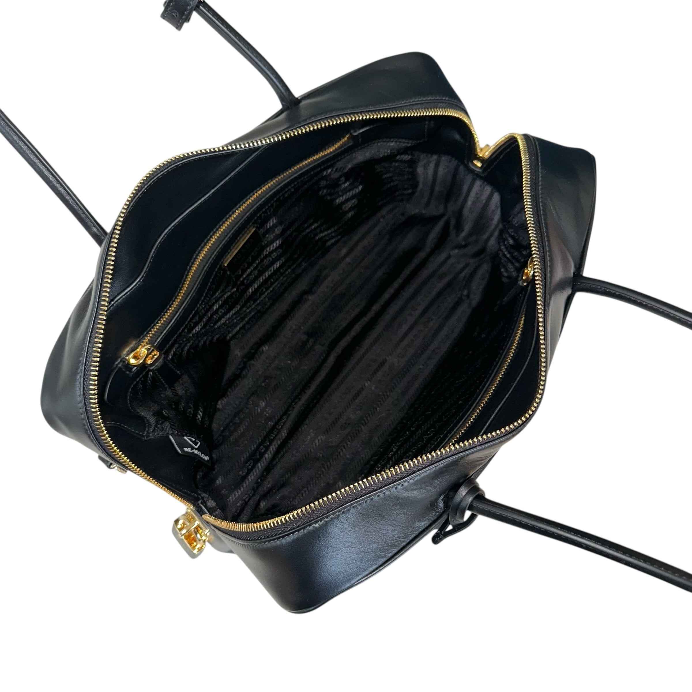 Prada borsa Bauletto large in Re-Nylon