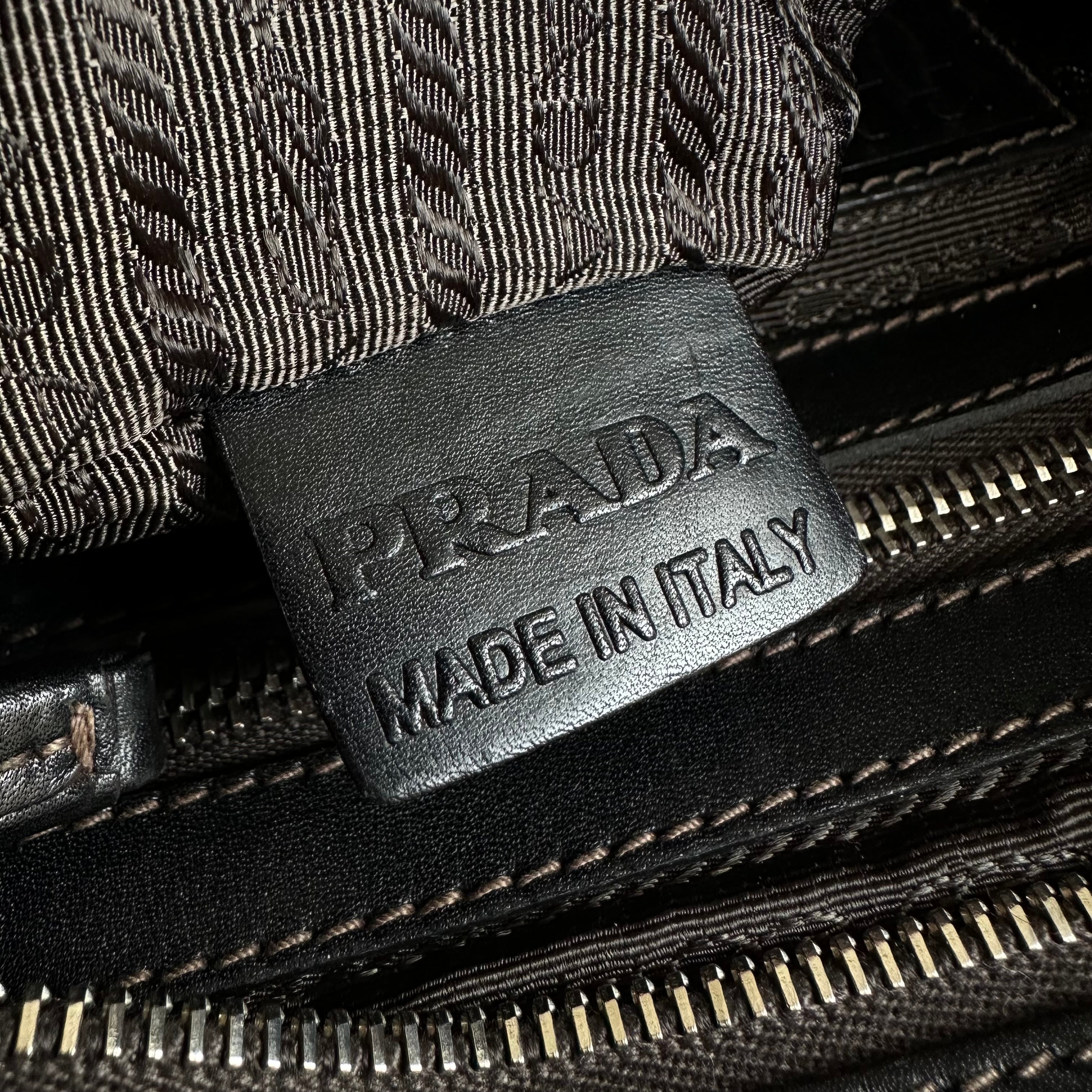 Prada borsa messenger jacquard