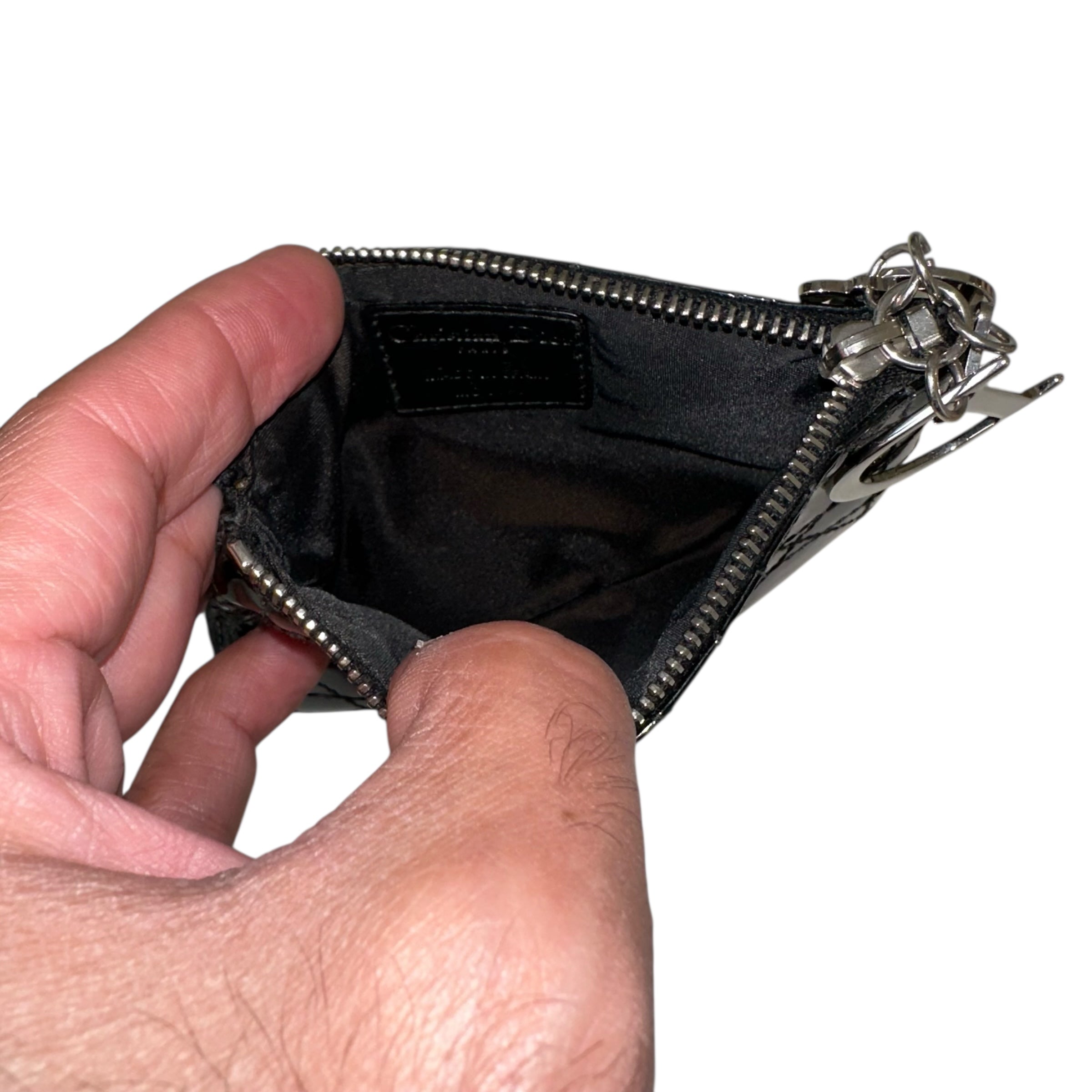 Dior porta monete in pelle Cannage