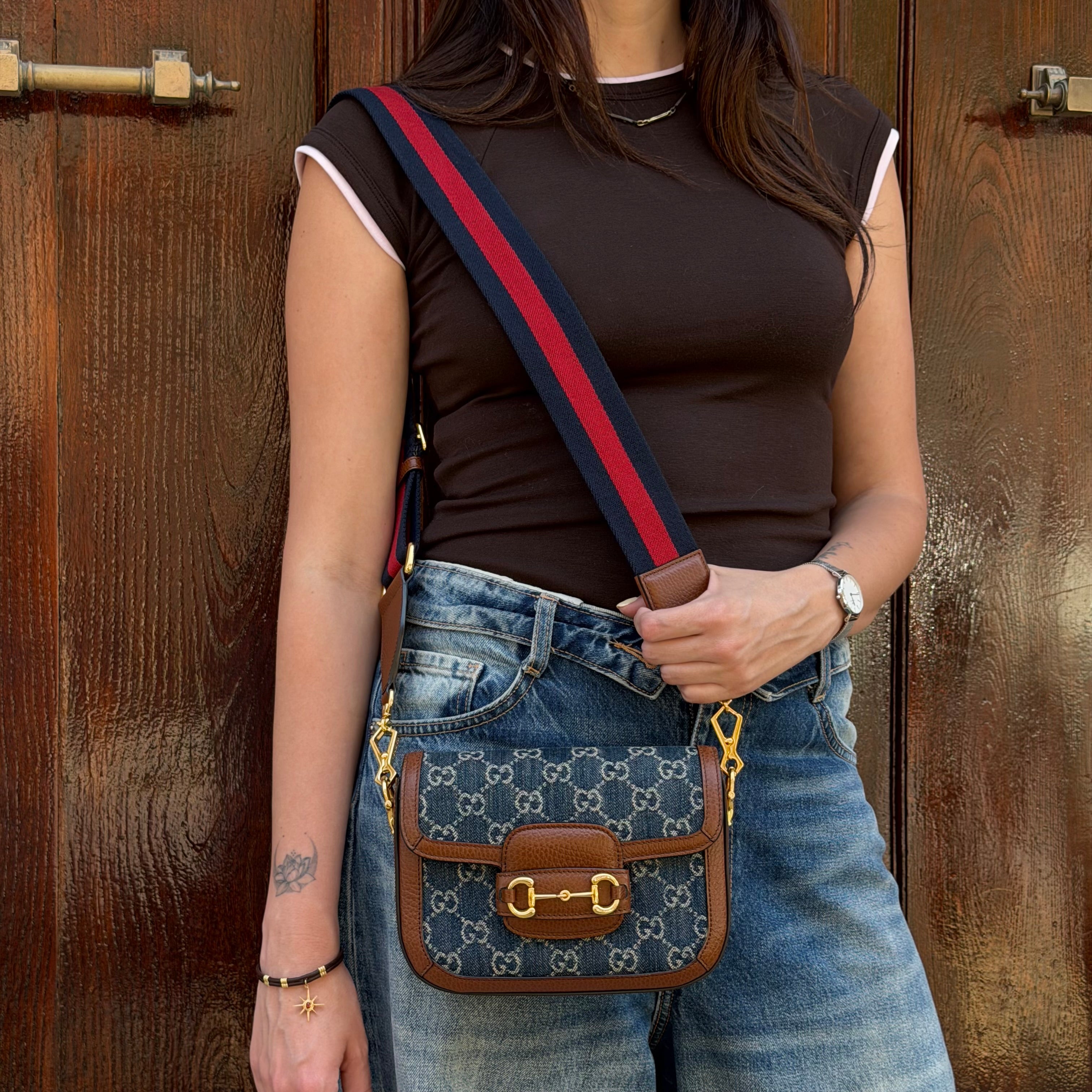 Gucci mini borsa Horsebit 1955