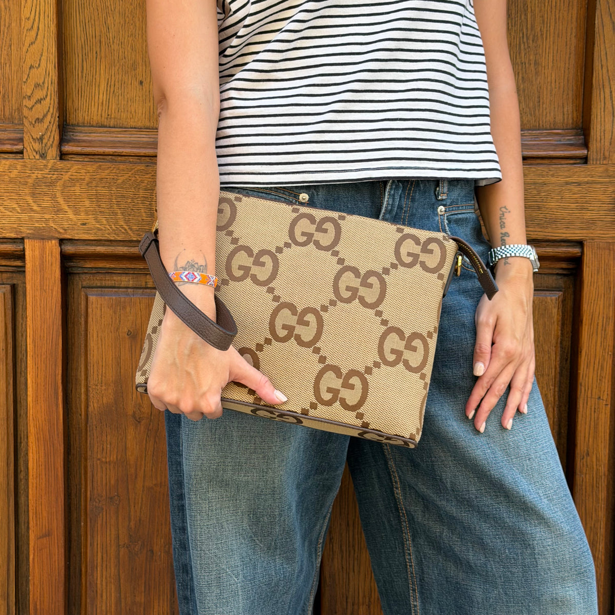 Gucci clutch GG Jumbo