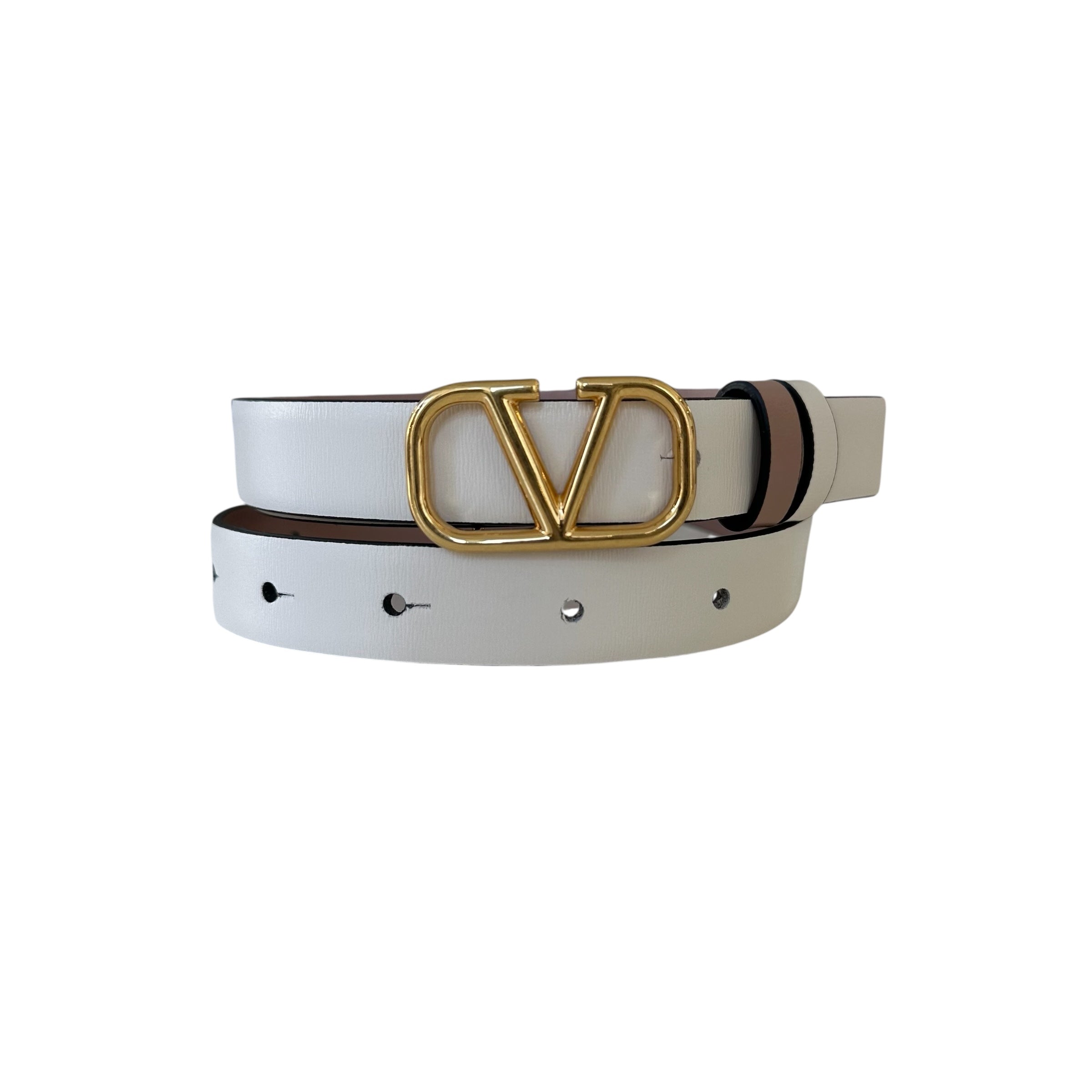 Valentino Garavani cintura reversibile Vlogo Signature