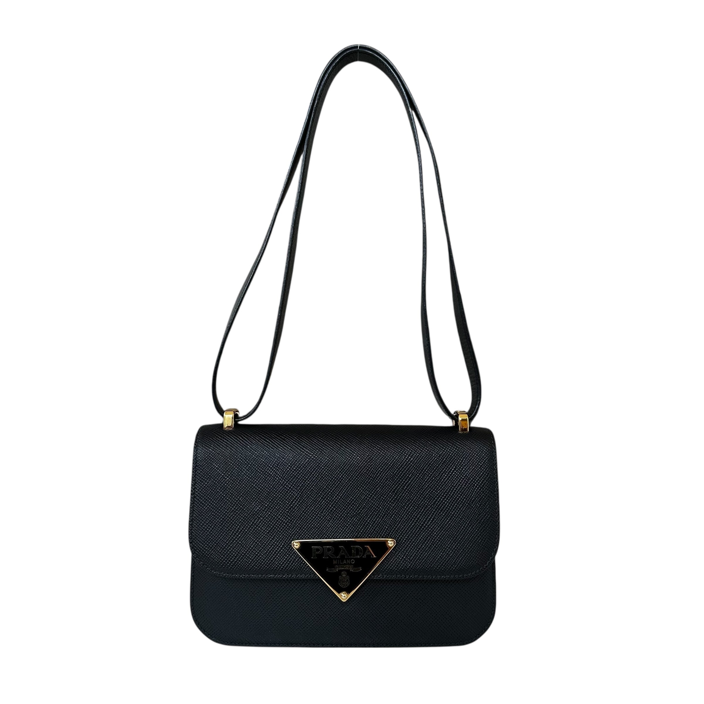 Prada borsa a spalla in pelle Saffiano