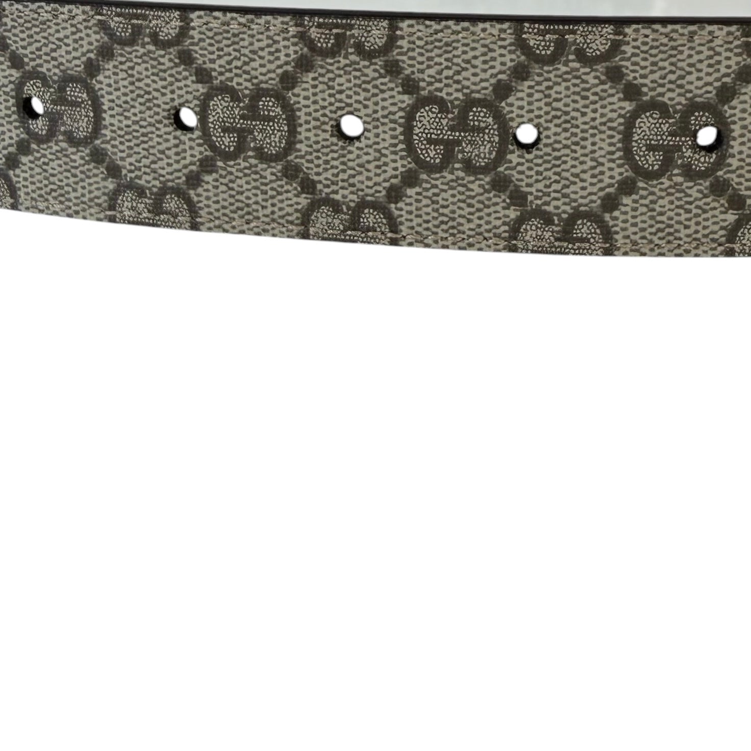 Gucci cintura reversibile con G quadro