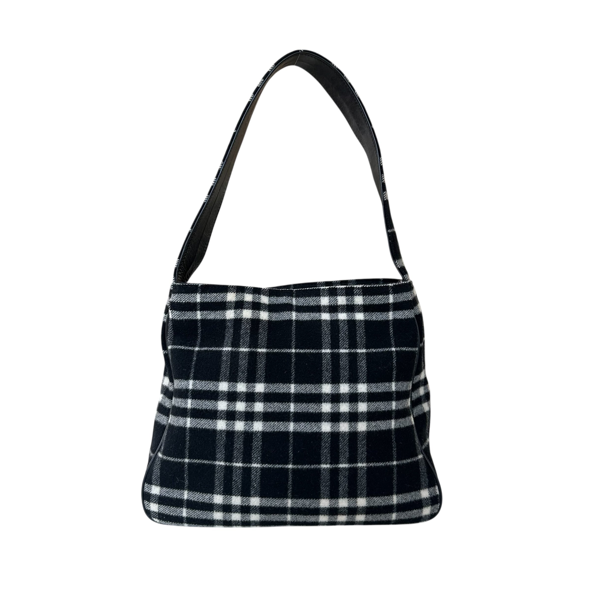Burberry borsa in lana cotta