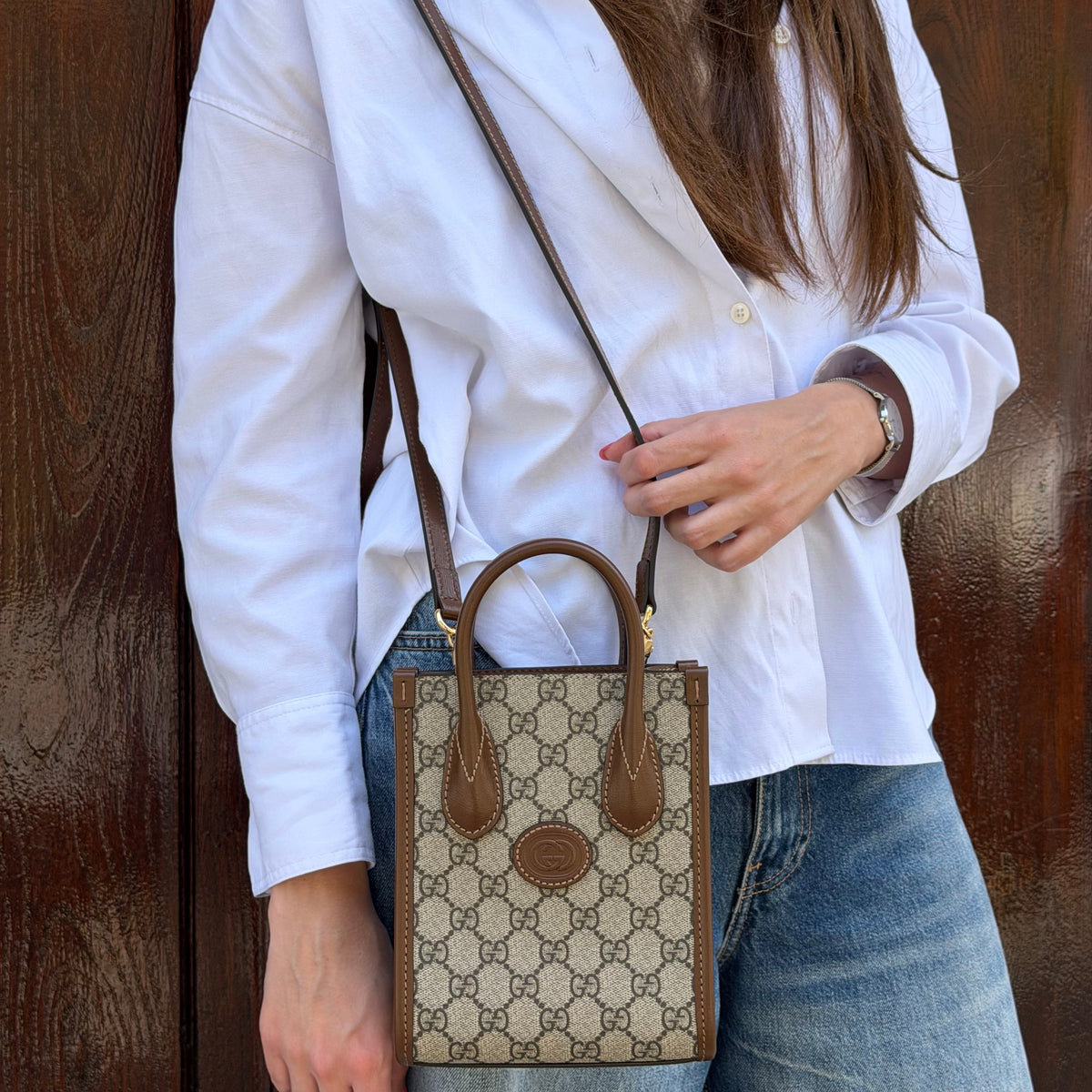 Gucci mini borsa shopping Interlocking
