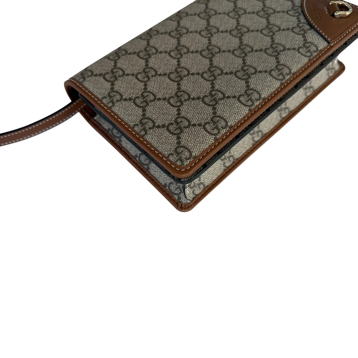Gucci portafoglio GG Emblem con tracolla