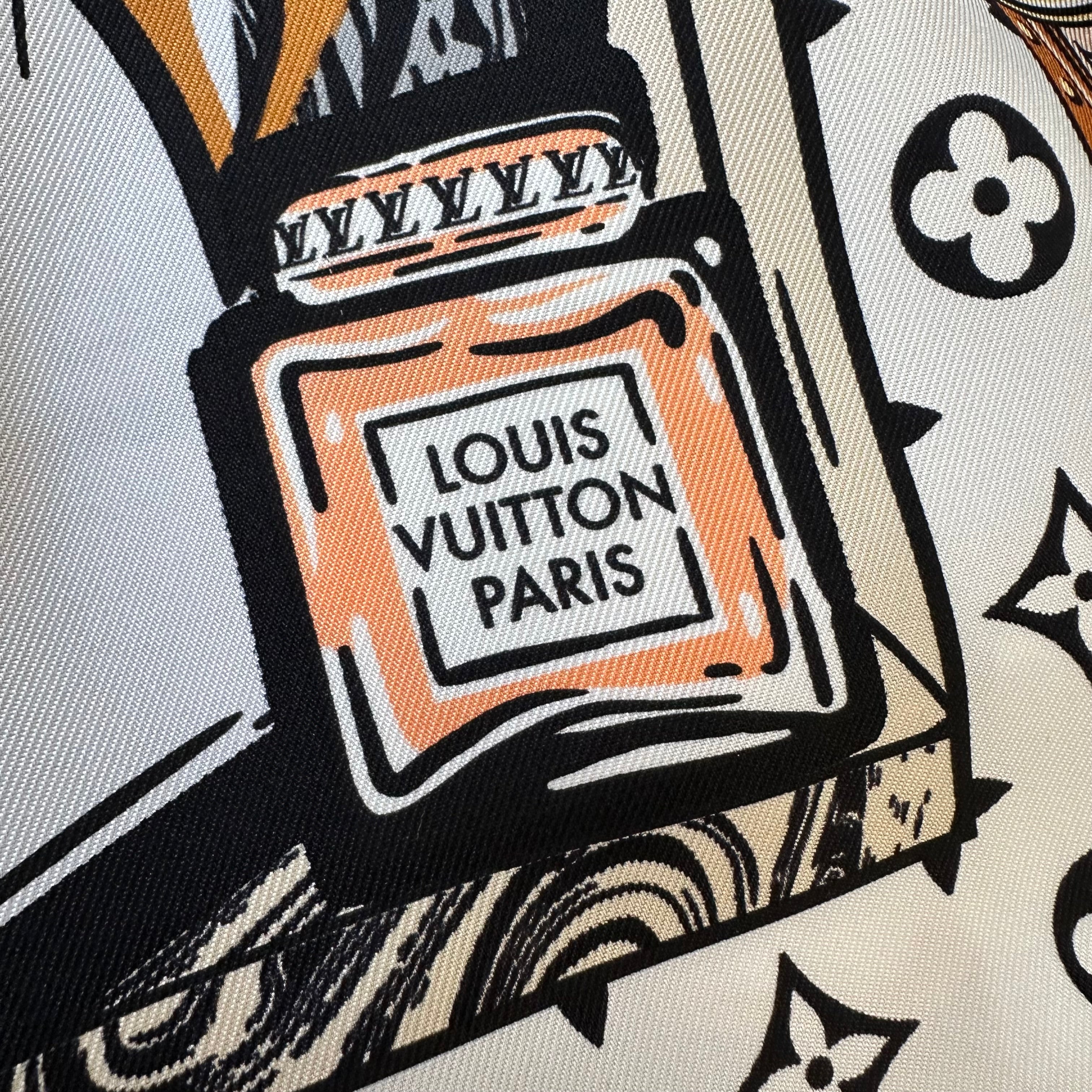 Louis Vuitton foulard Library Square 70 S00