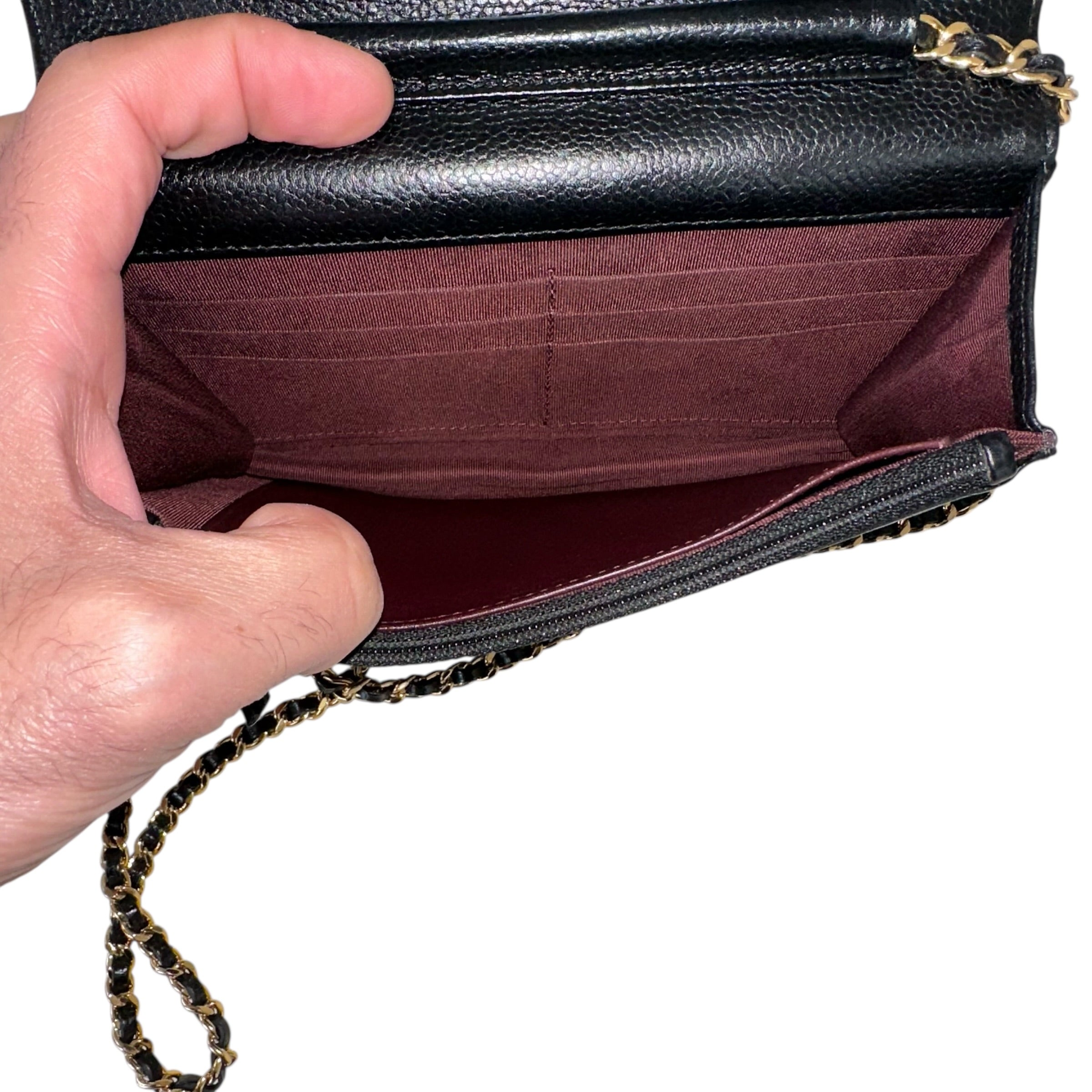 Chanel portafoglio con catena classico