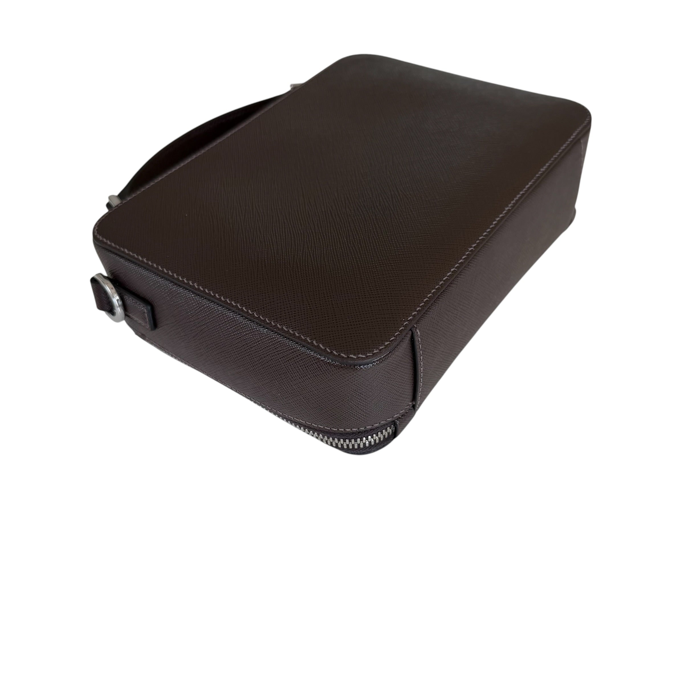 Prada borsa Brique media in pelle Saffiano