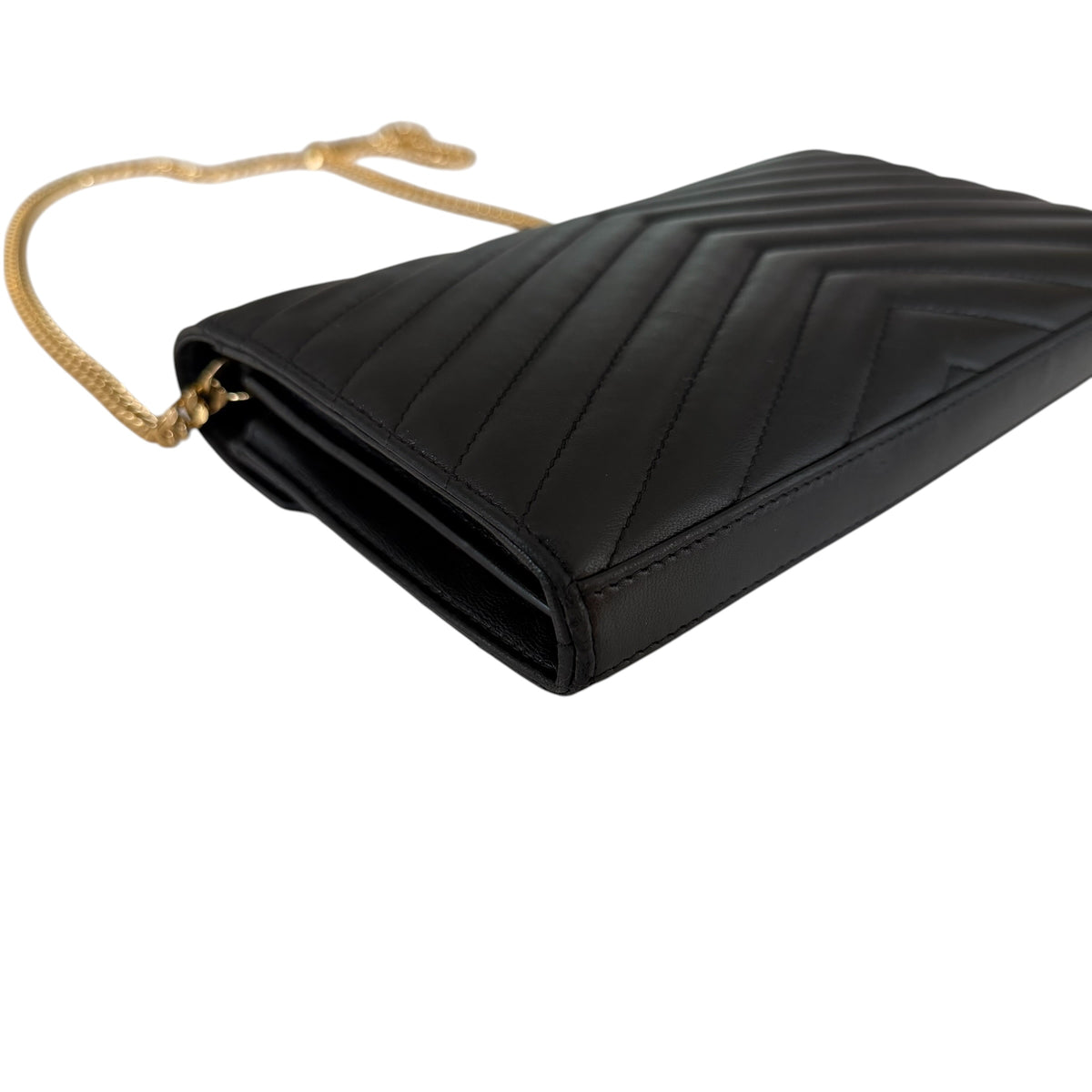 Saint Laurent pochette con catena Cassandre