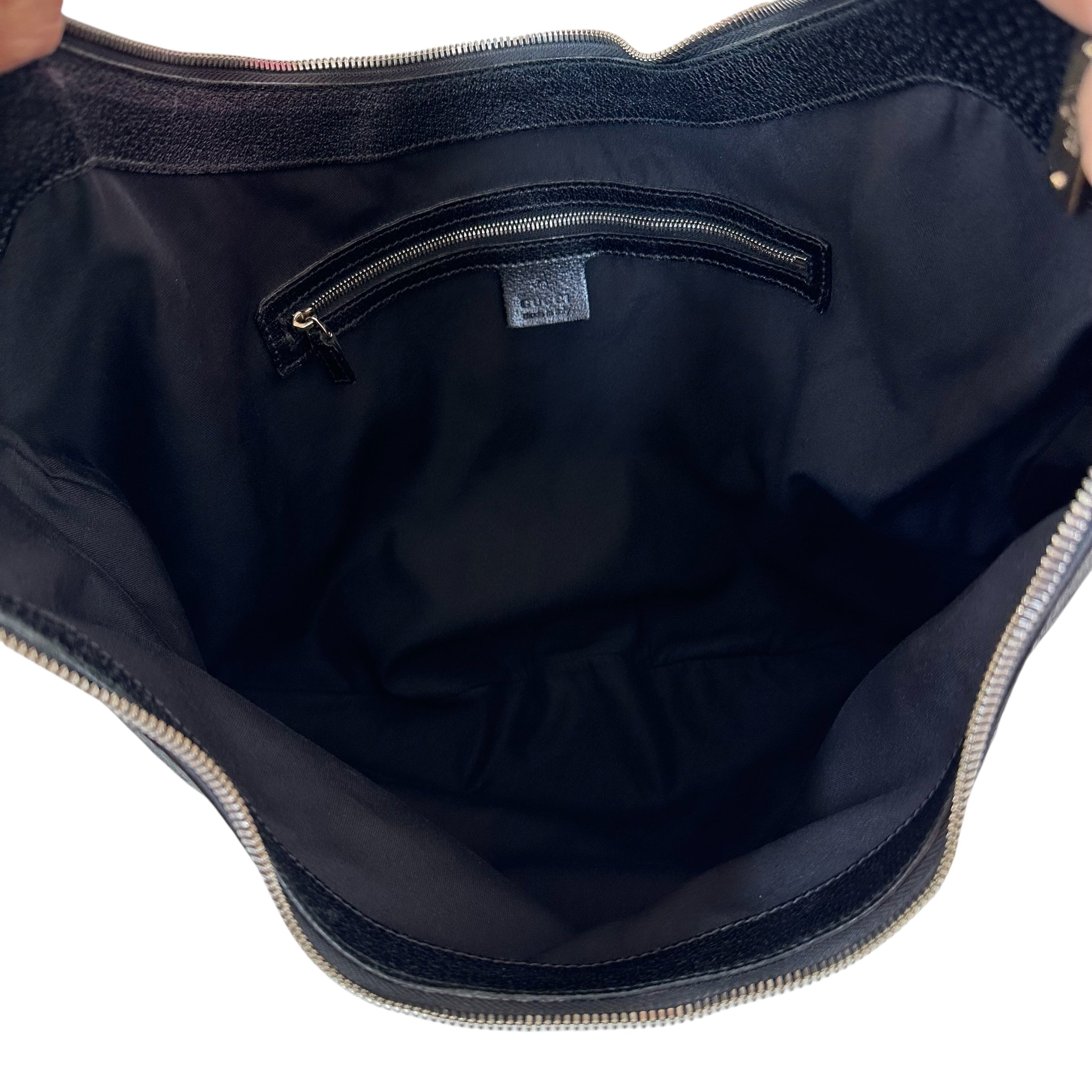 Gucci borsa hobo in tela Horsebit