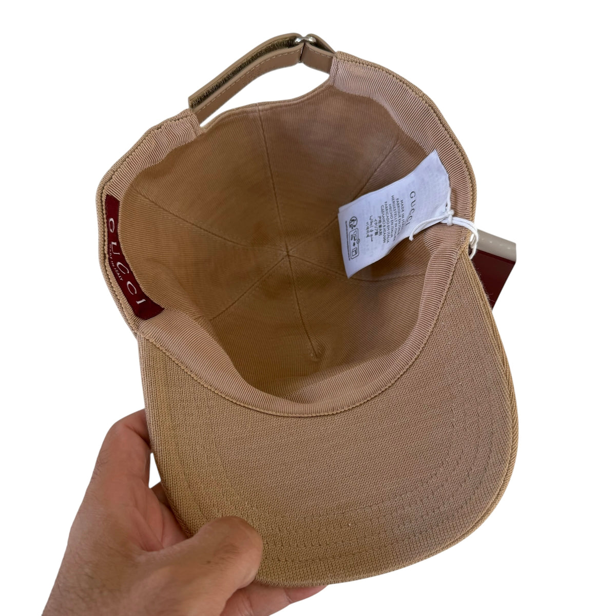 Gucci cappellino da baseball in lana