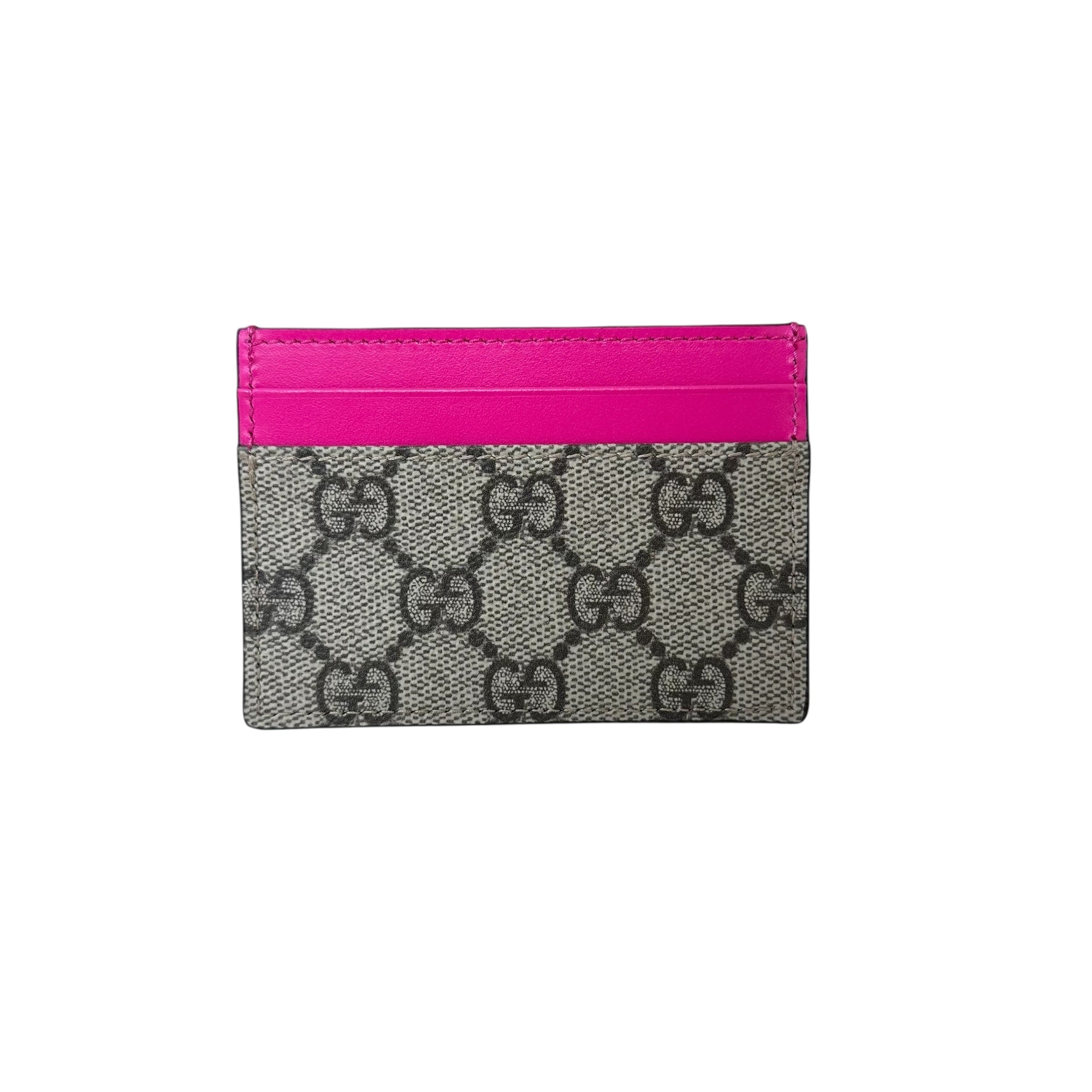 Gucci porta carte in tela GG Supreme