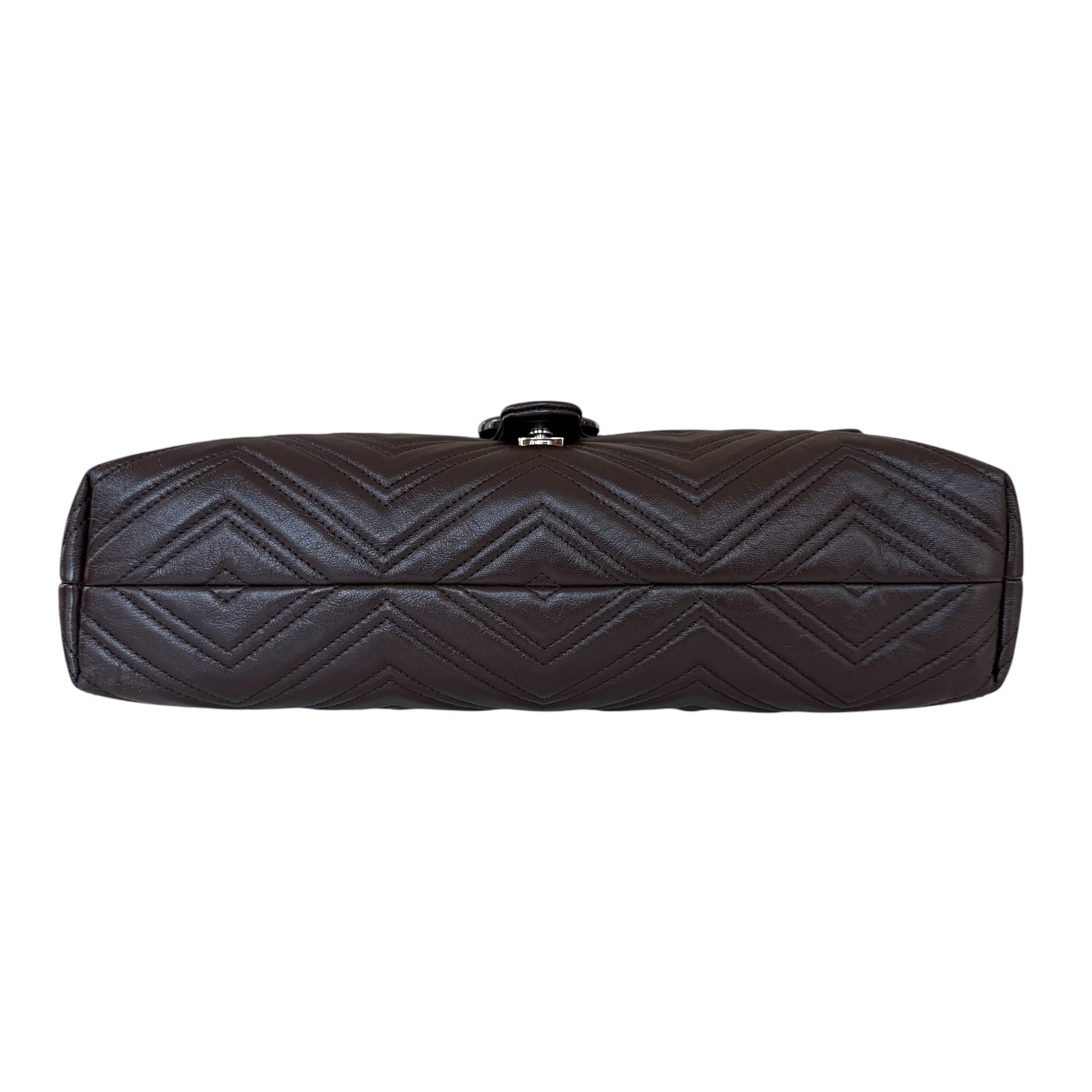 Gucci borsa a spalla GG Marmont misura grande