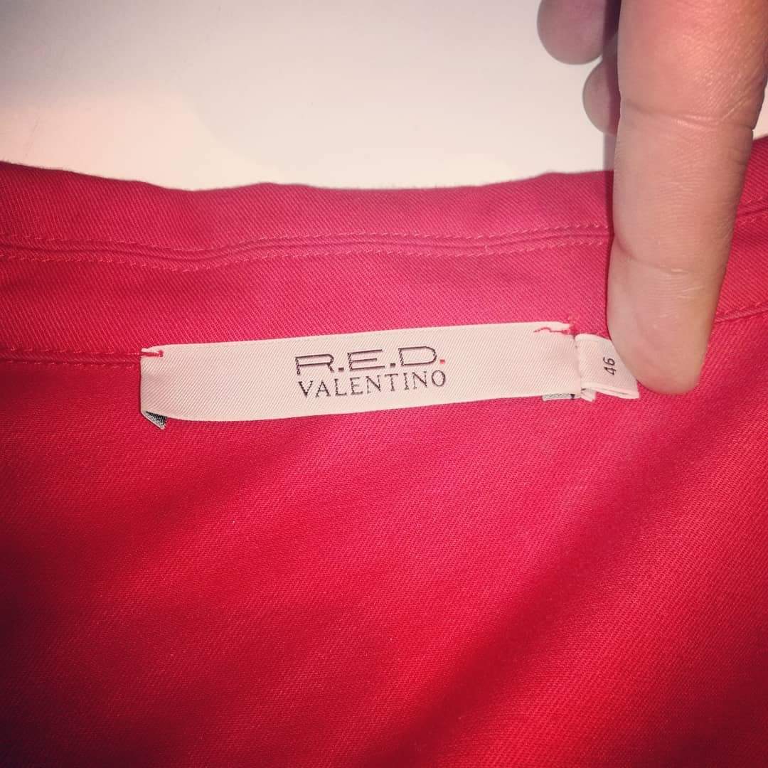 Giacca rossa Red Valentino in cotone