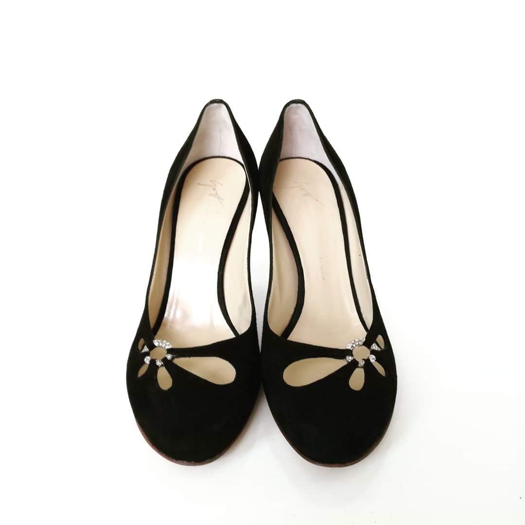 Dècolletè Giuseppe Zanotti in scamosciato nero
