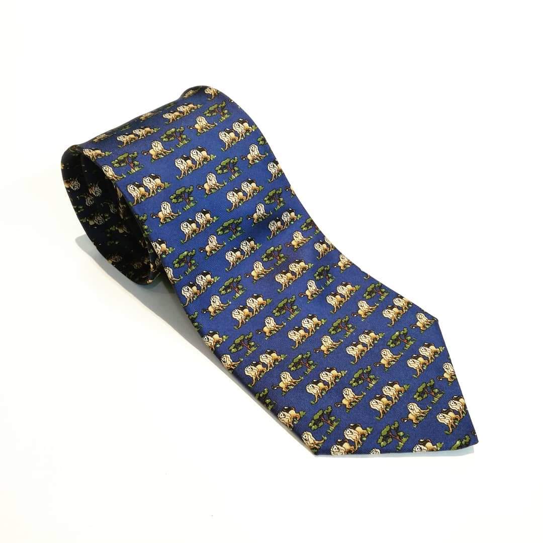 Cravatta in seta Salvatore Ferragamo