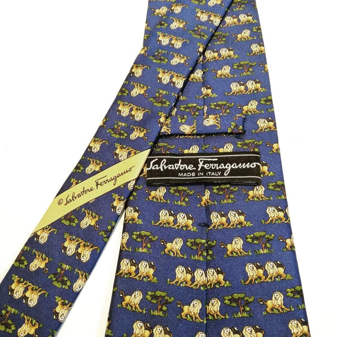 Cravatta in seta Salvatore Ferragamo