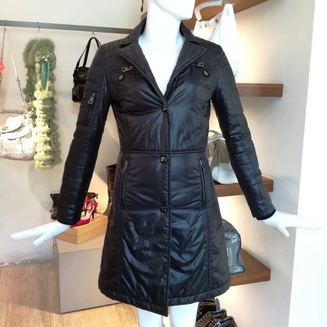 Piumino (ovattato) donna Fay 3/4 nero taglia S.
