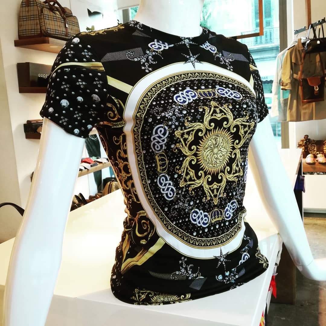 T-shirt donna Versace collection
