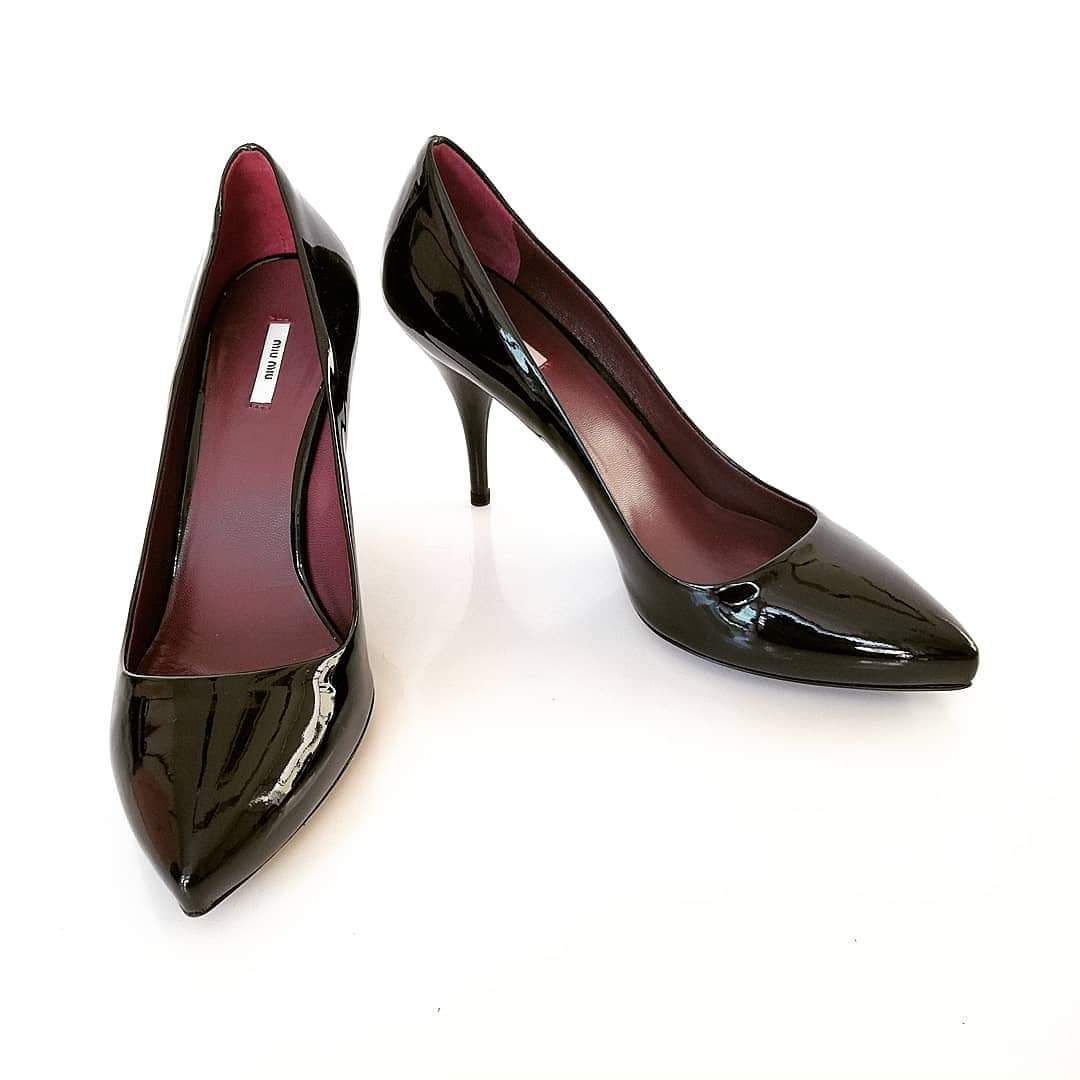 Décolleté Miu Miu in vernice