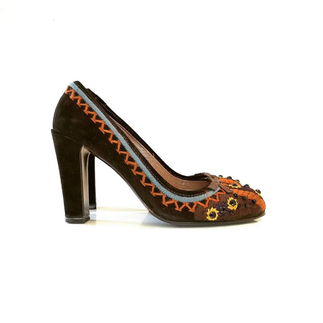 Décolleté Miu Miu in scamosciato