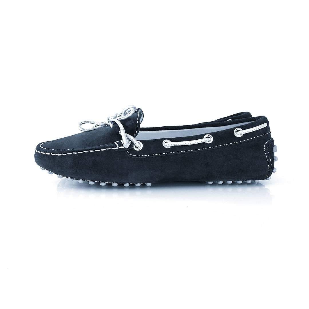 Tod's gommino mocassino donna in pelle scamosciata