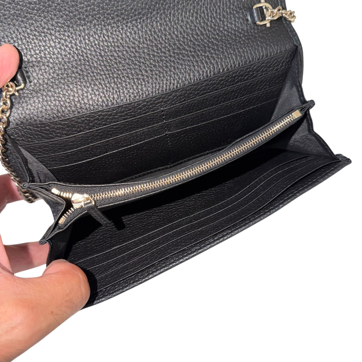 Gucci portafoglio con carte Jackie